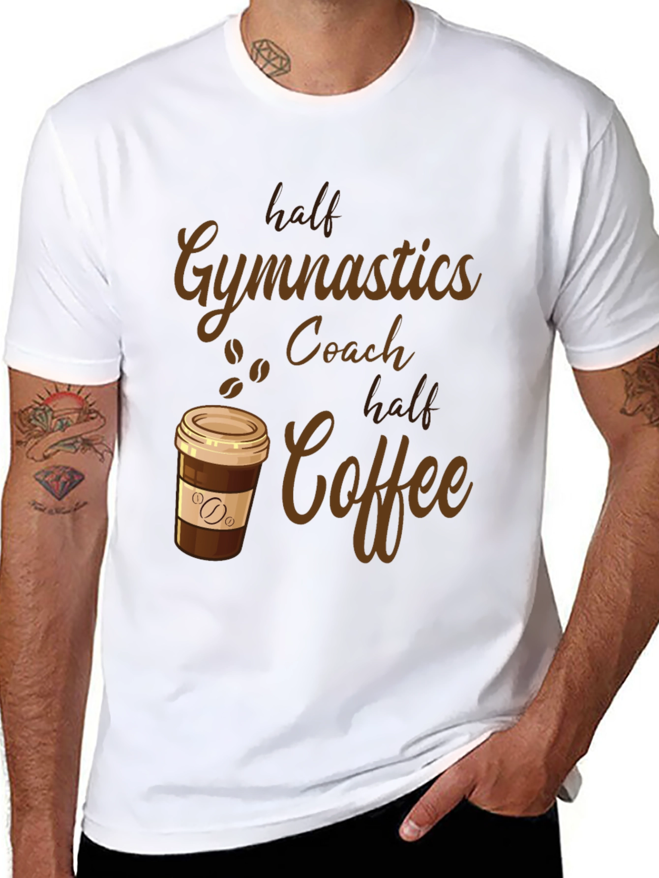 Gymnastics Coach Coffee T-Shirt