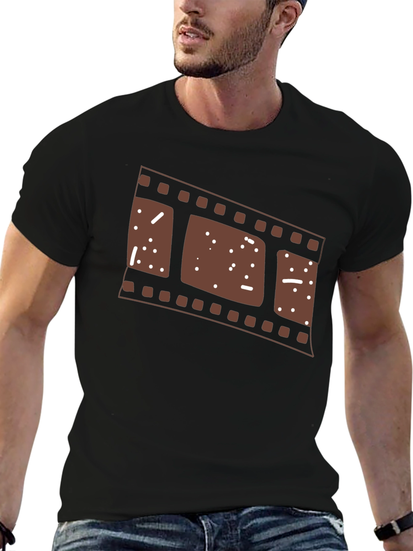 Film Strip T-Shirt - Retro Style