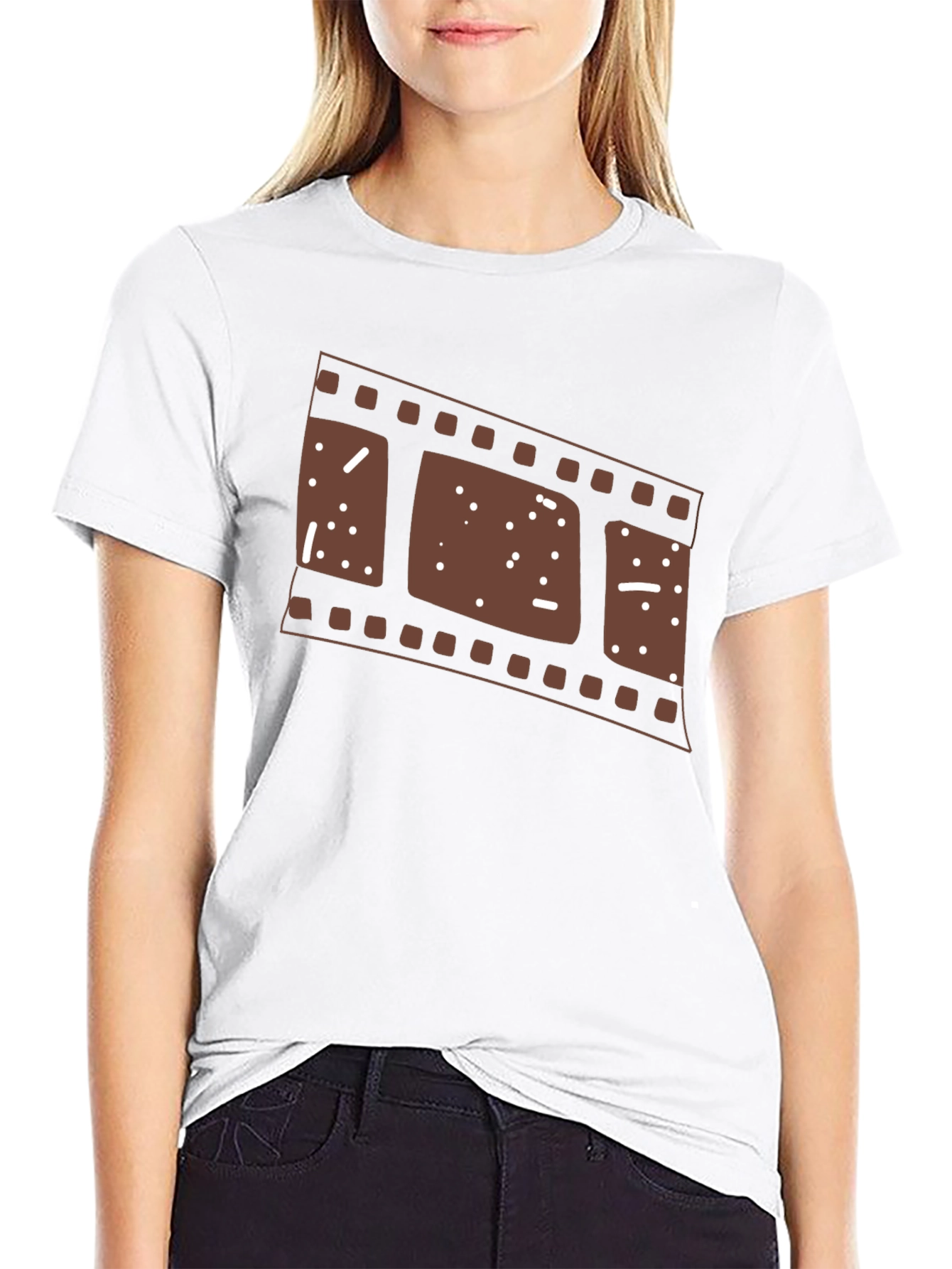 Film Strip T-Shirt - Retro Style