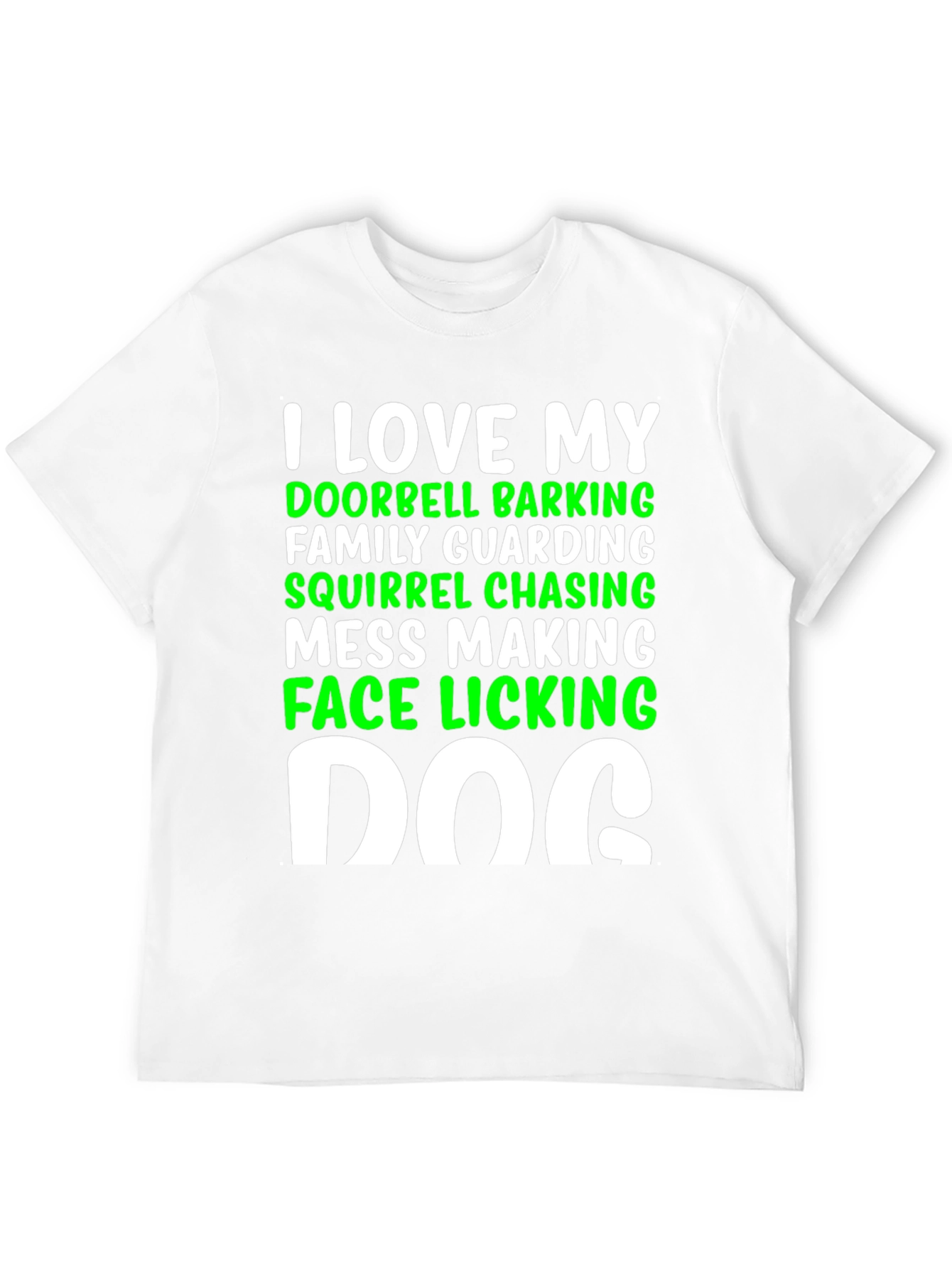 I Love My Dog Tee: Quirky Canine Lover T-Shirt
