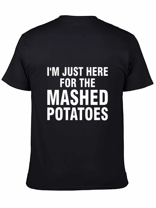 Mashed Potatoes Graphic Tee - Funny Foodie Shirt