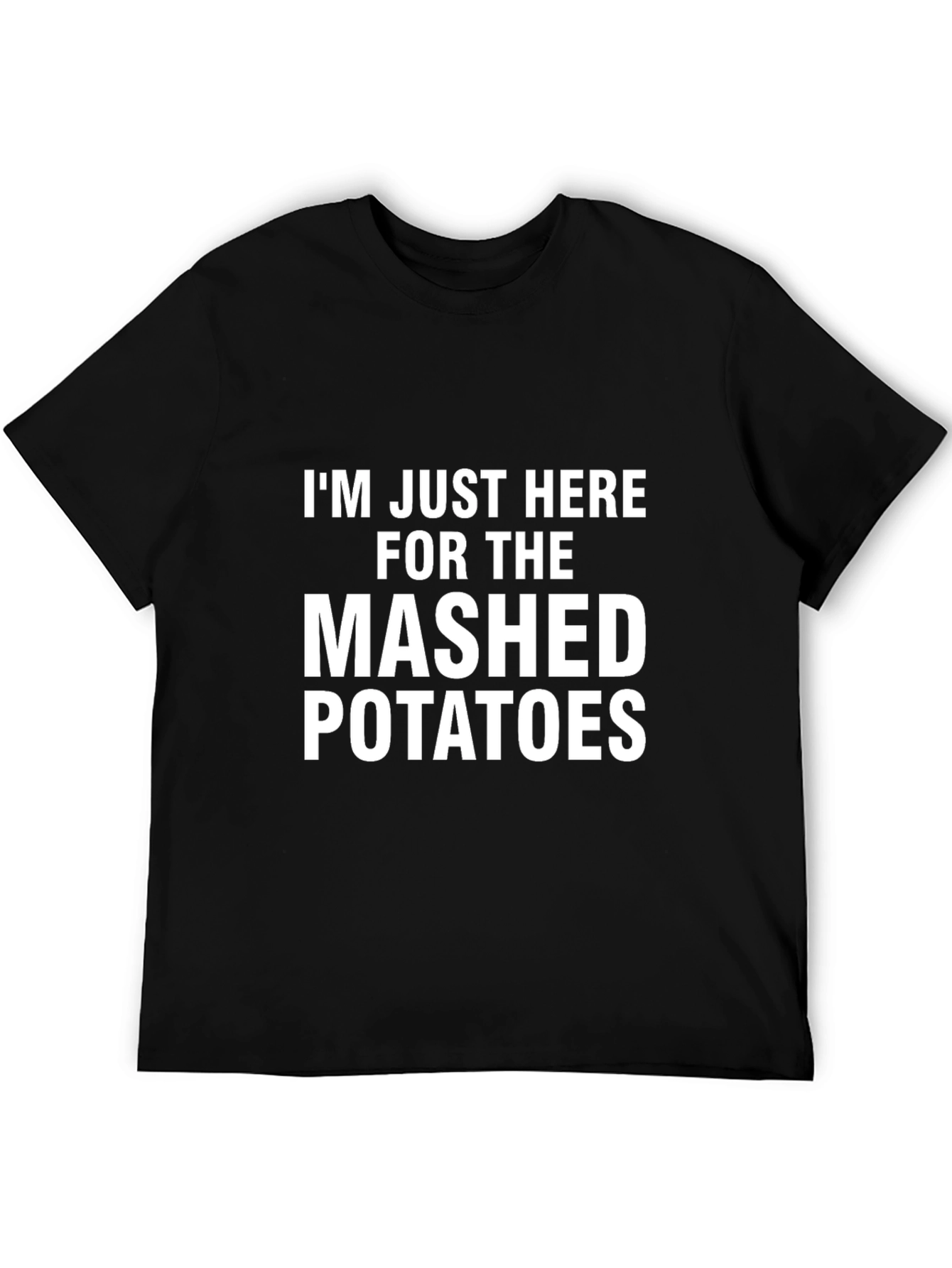 Mashed Potatoes Graphic Tee - Funny Foodie Shirt