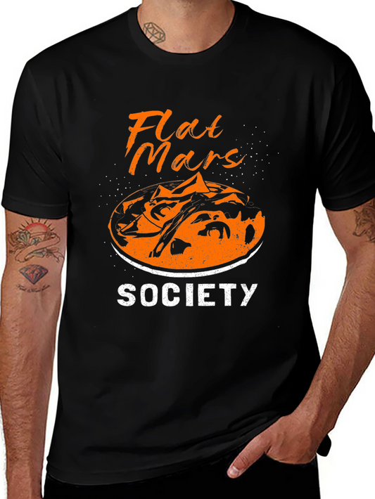Flat Mars Society Graphic T-Shirt