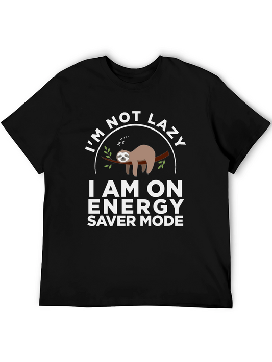 Im Not Lazy Sloth T-Shirt - Energy Saver Mode Tee