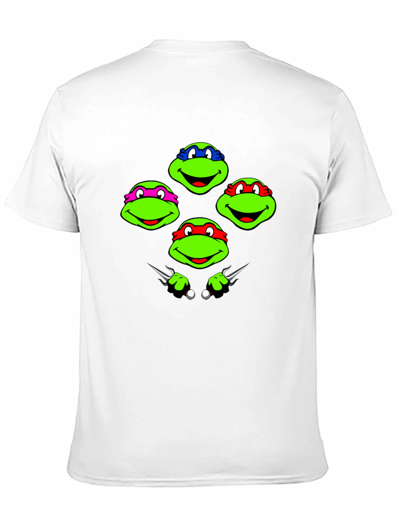 TMNT T-Shirt: Ninja Turtles Faces Graphic Tee