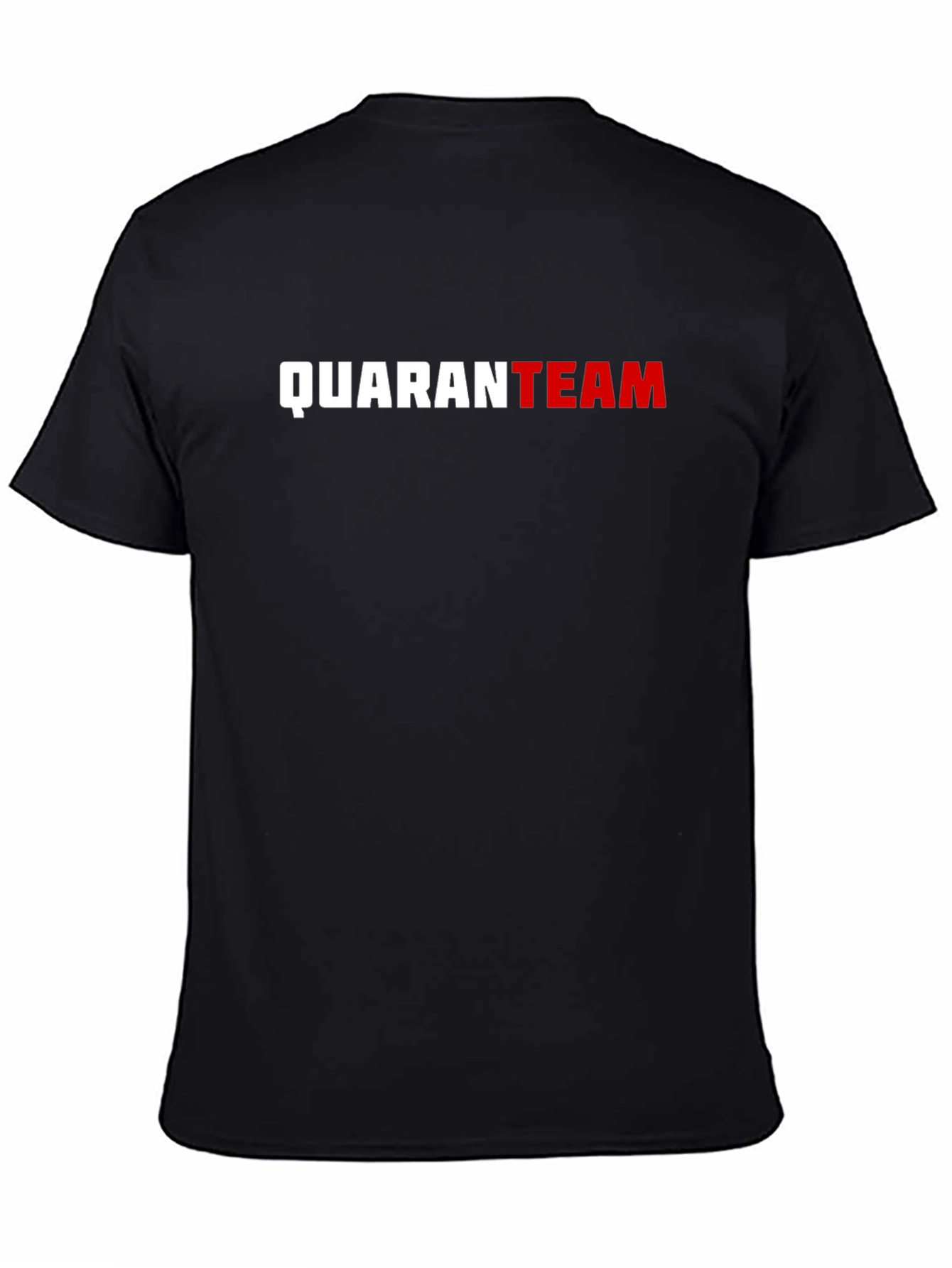 QuaranTEAM Black Graphic Tee
