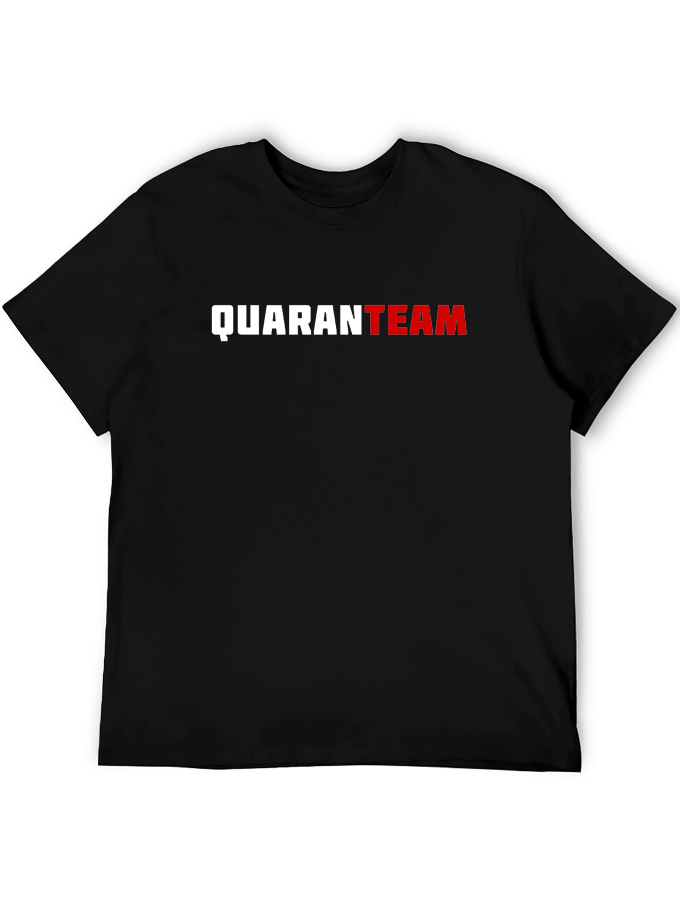 QuaranTEAM Black Graphic Tee