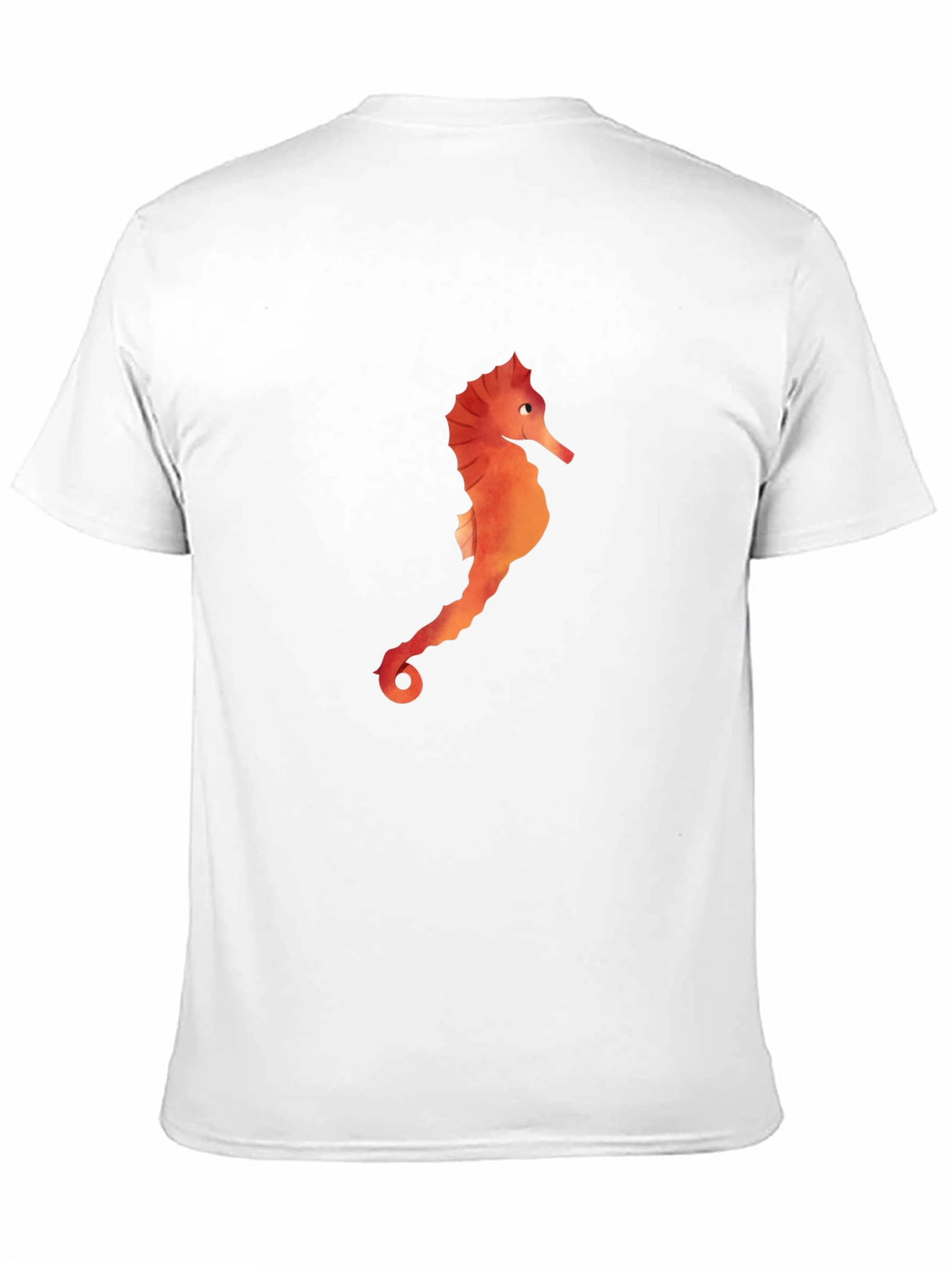 Sea Horse Graphic Black T-Shirt
