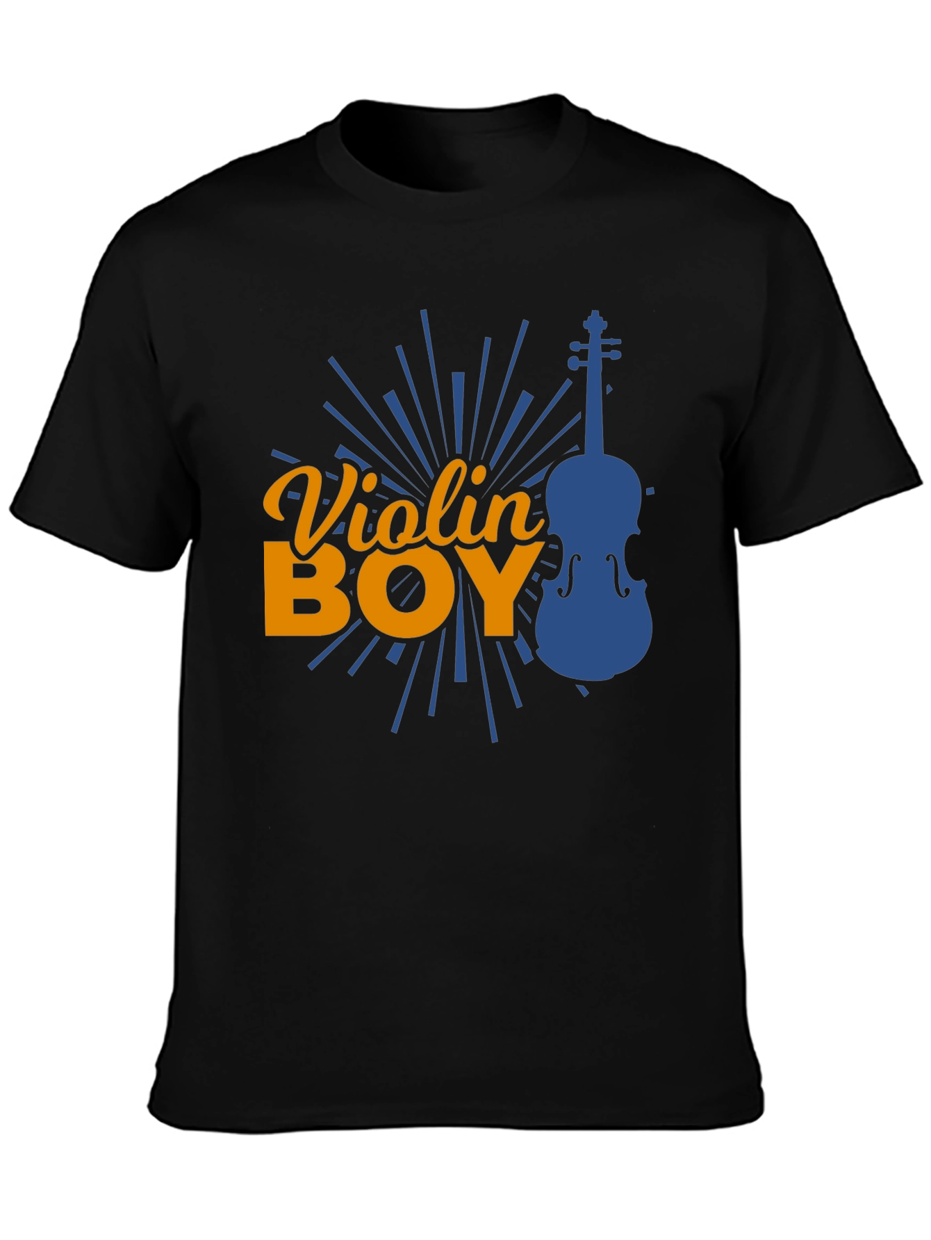 Violin Boy Graphic Tee - Music Lover T-Shirt