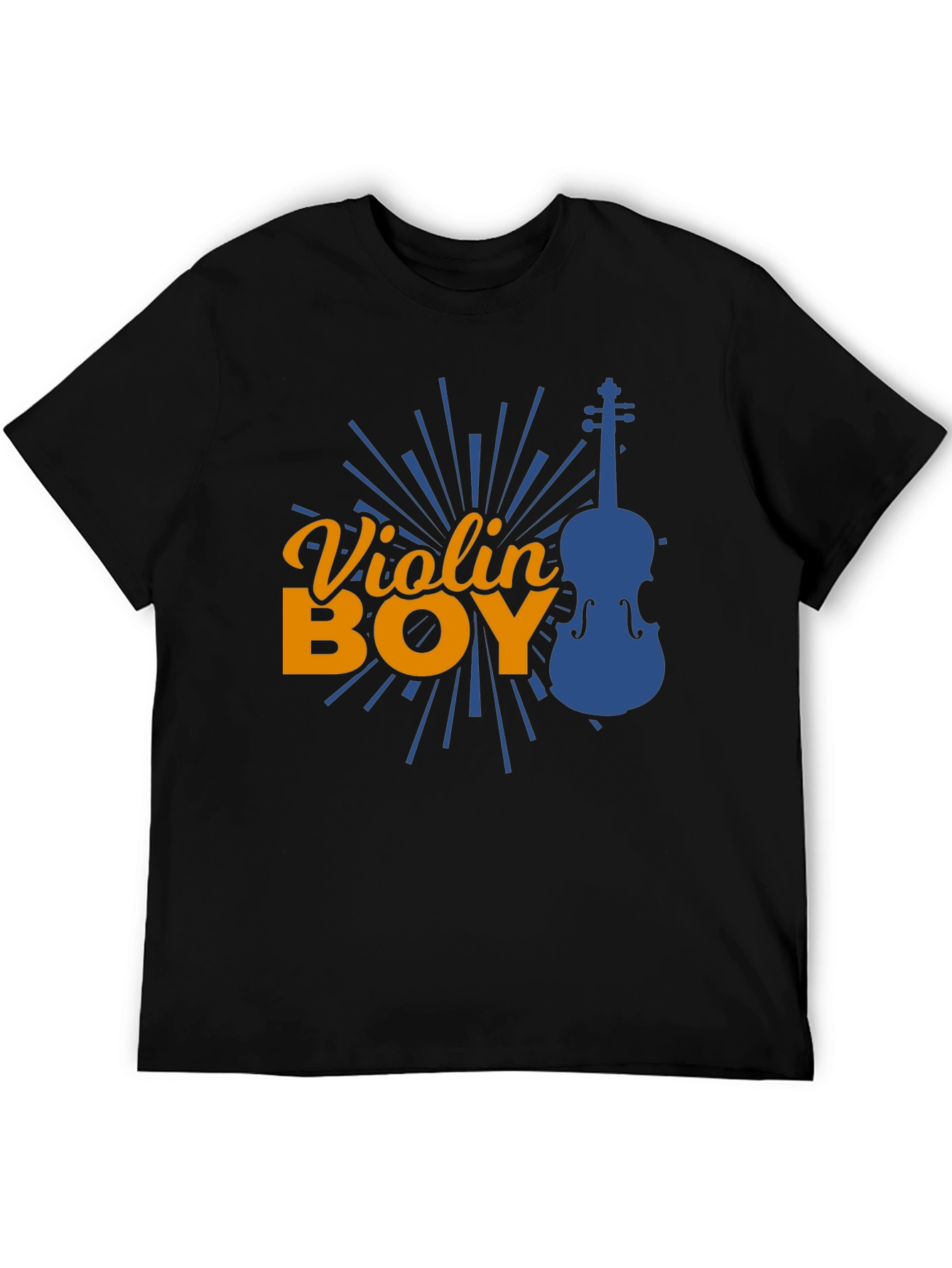 Violin Boy Graphic Tee - Music Lover T-Shirt