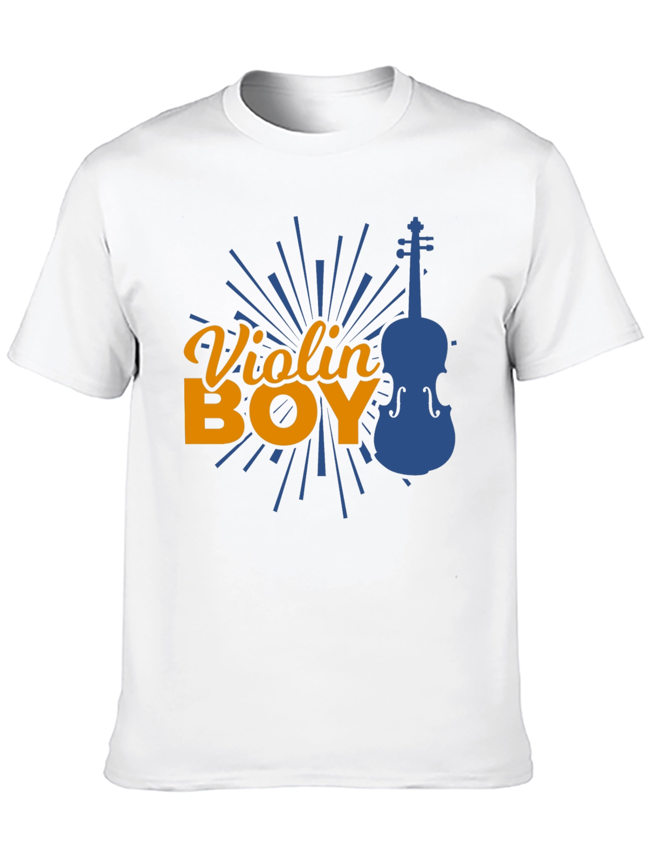 Violin Boy Graphic Tee - Music Lover T-Shirt