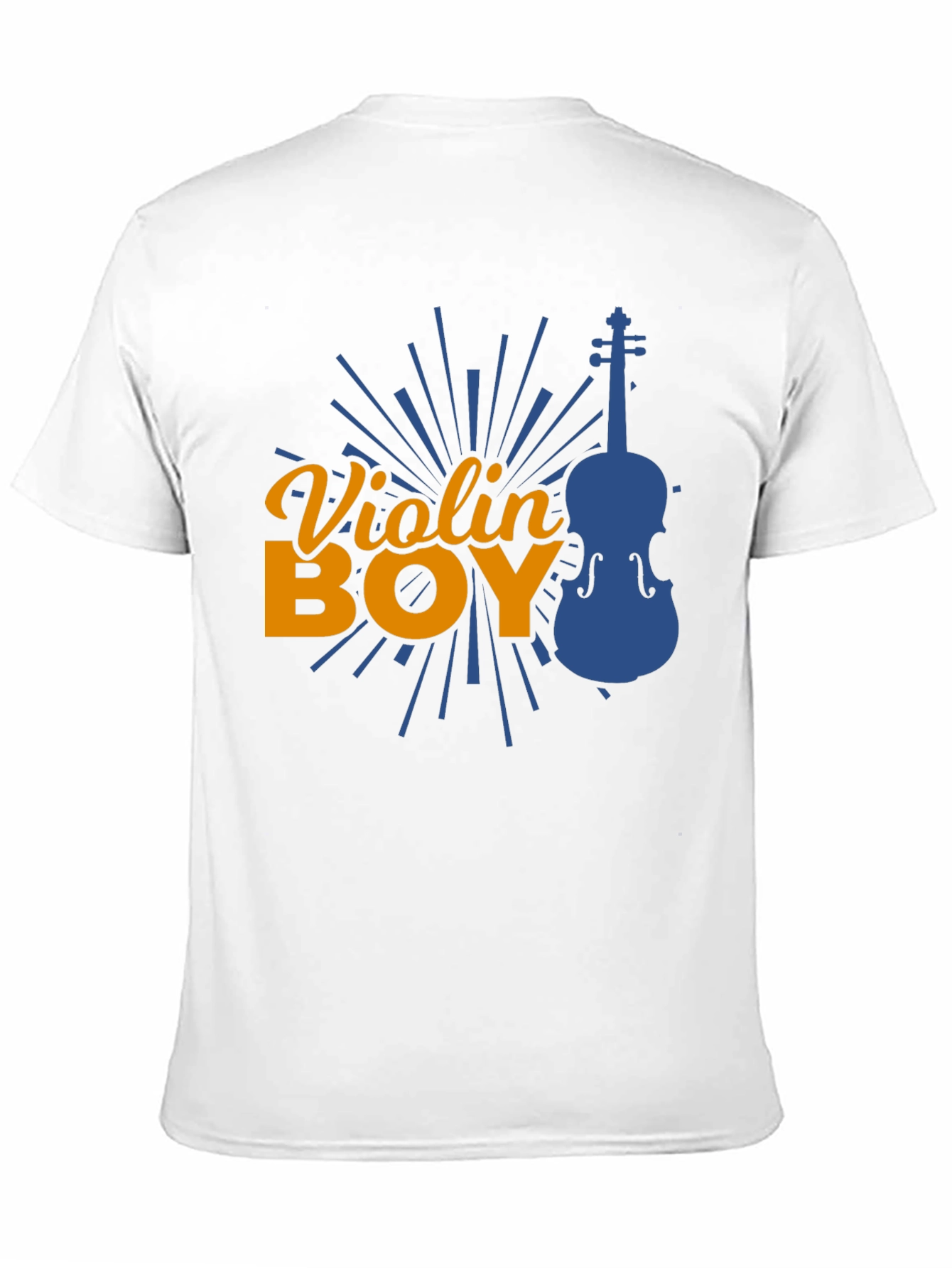 Violin Boy Graphic Tee - Music Lover T-Shirt