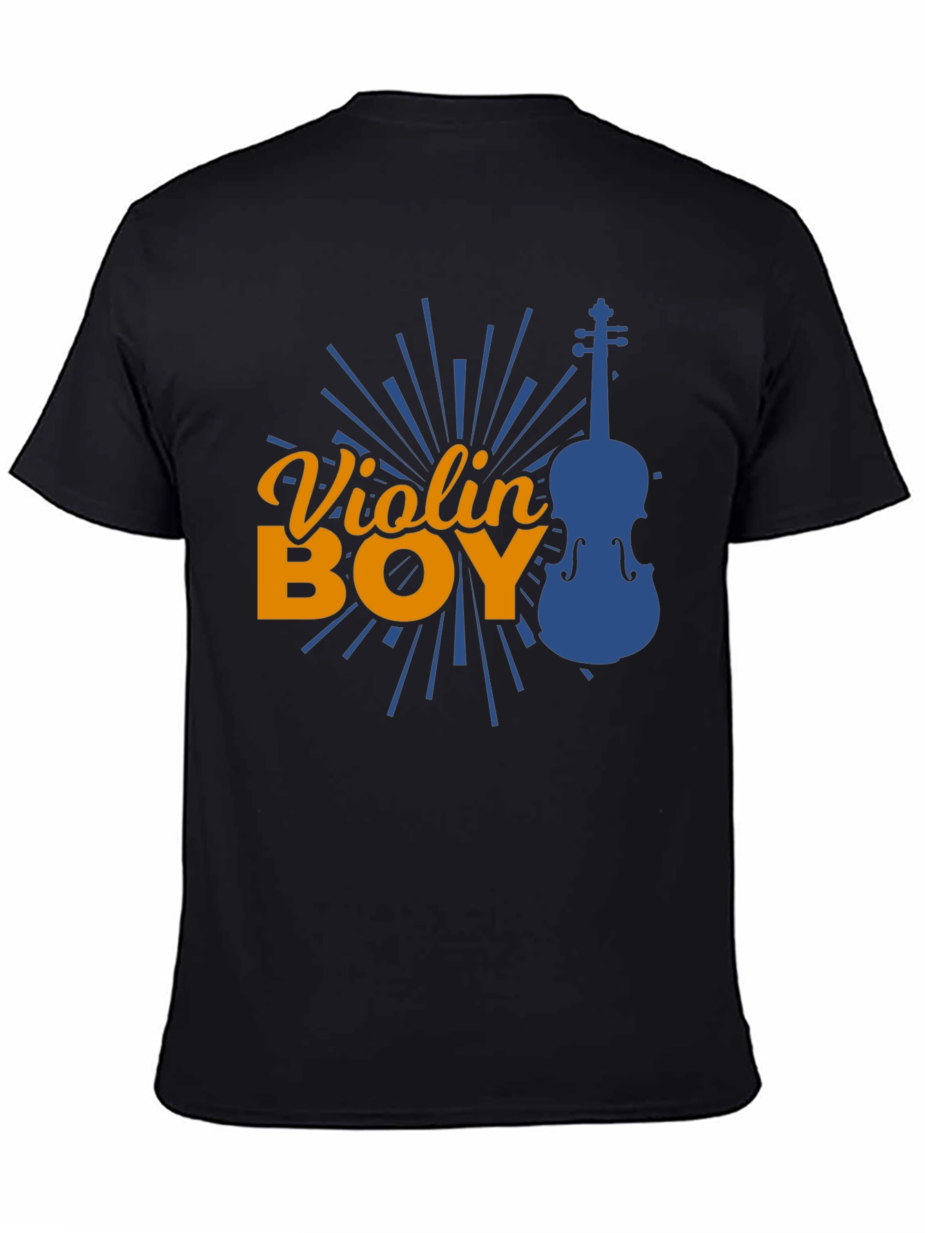 Violin Boy Graphic Tee - Music Lover T-Shirt