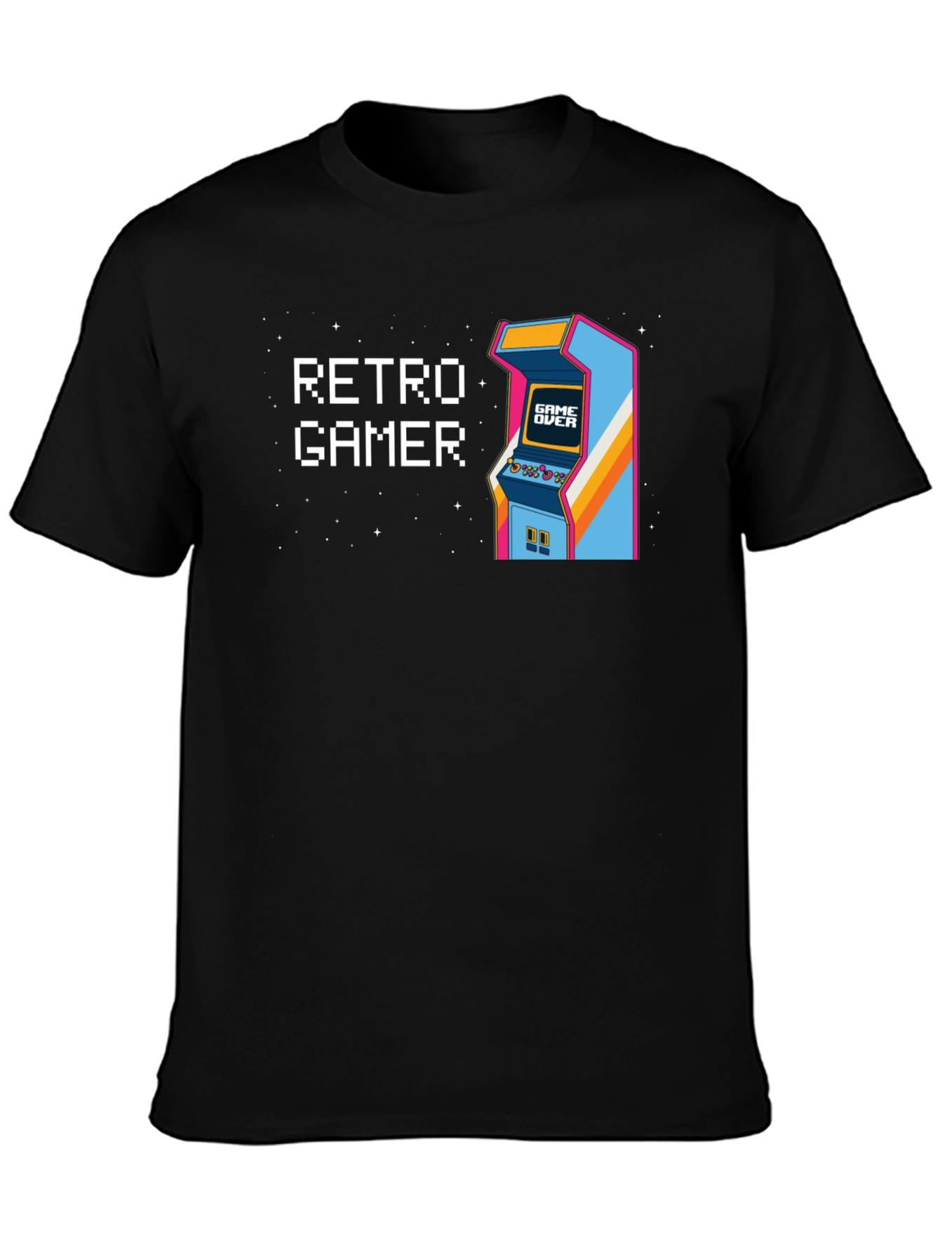 Retro Gamer T-Shirt - Arcade Console Design