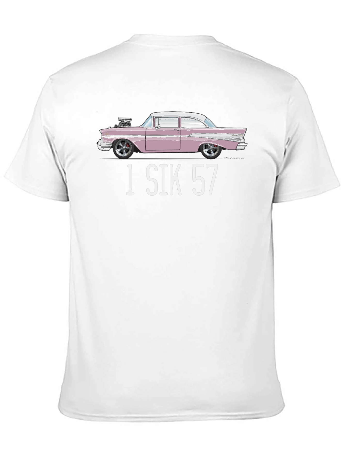 1 SIK 57 Car Graphic T-Shirt