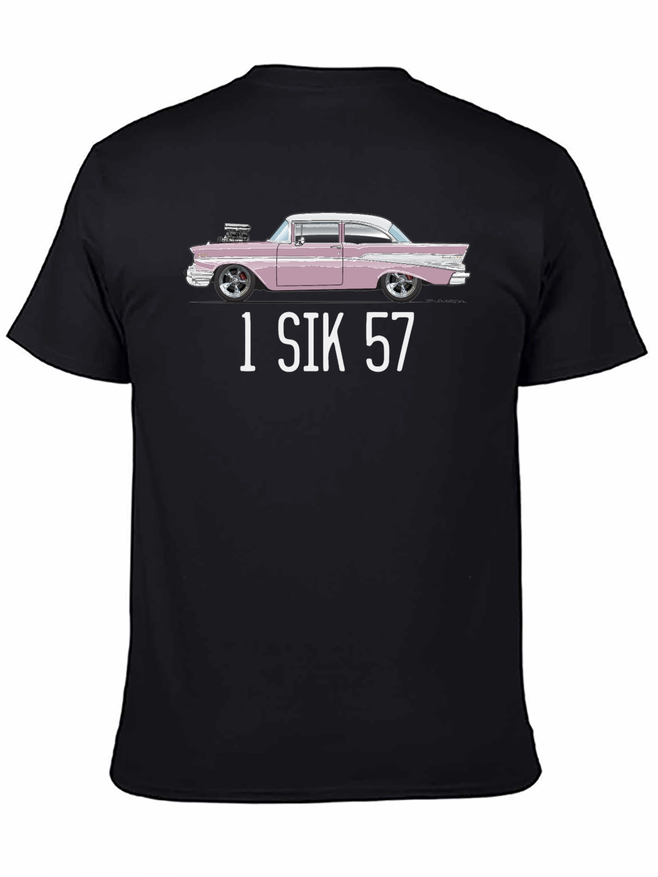 1 SIK 57 Car Graphic T-Shirt
