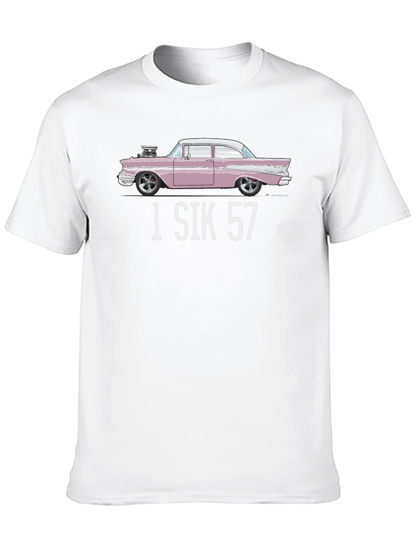 1 SIK 57 Car Graphic T-Shirt