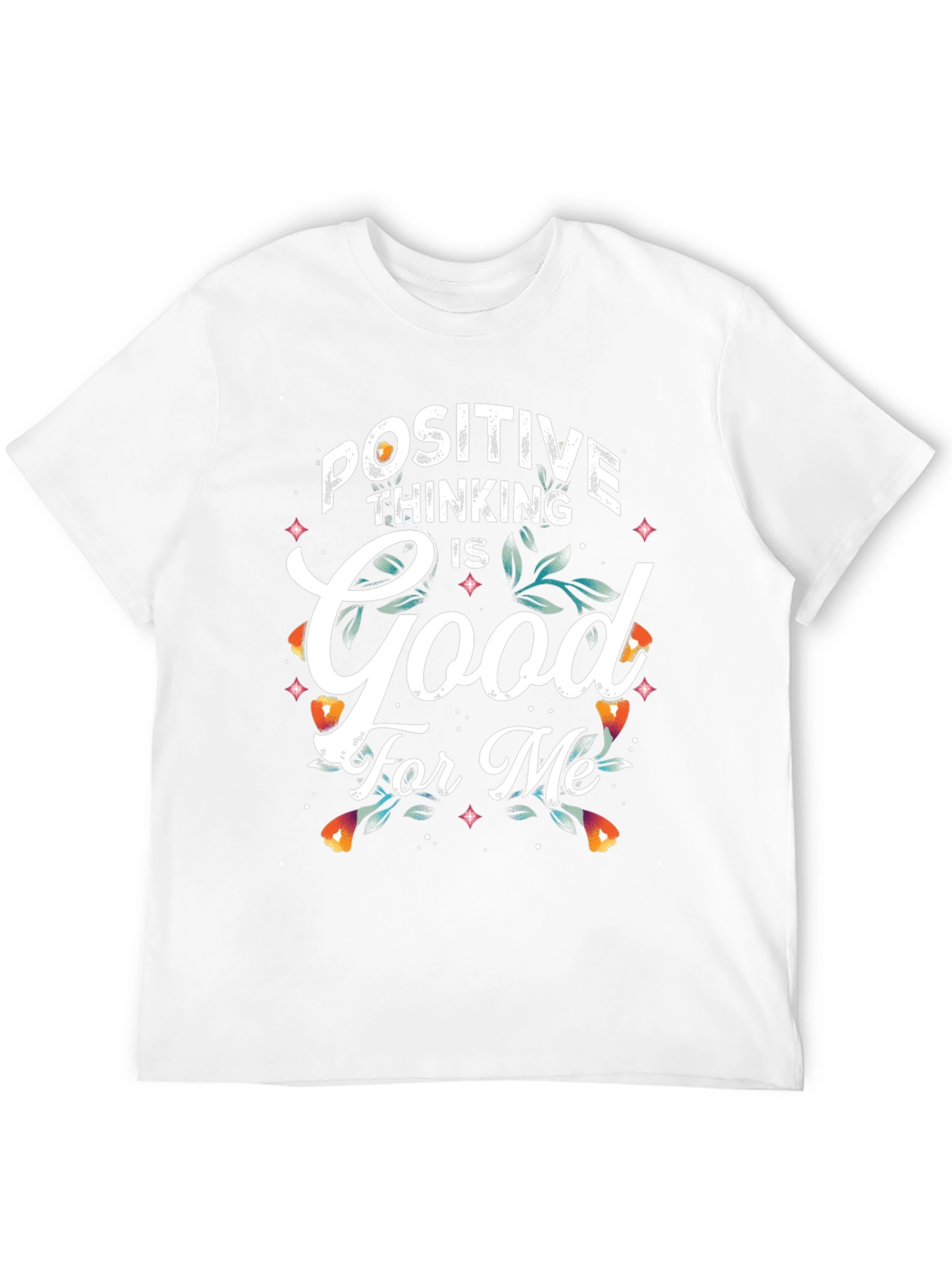 Positive Thinking Graphic Tee - Black