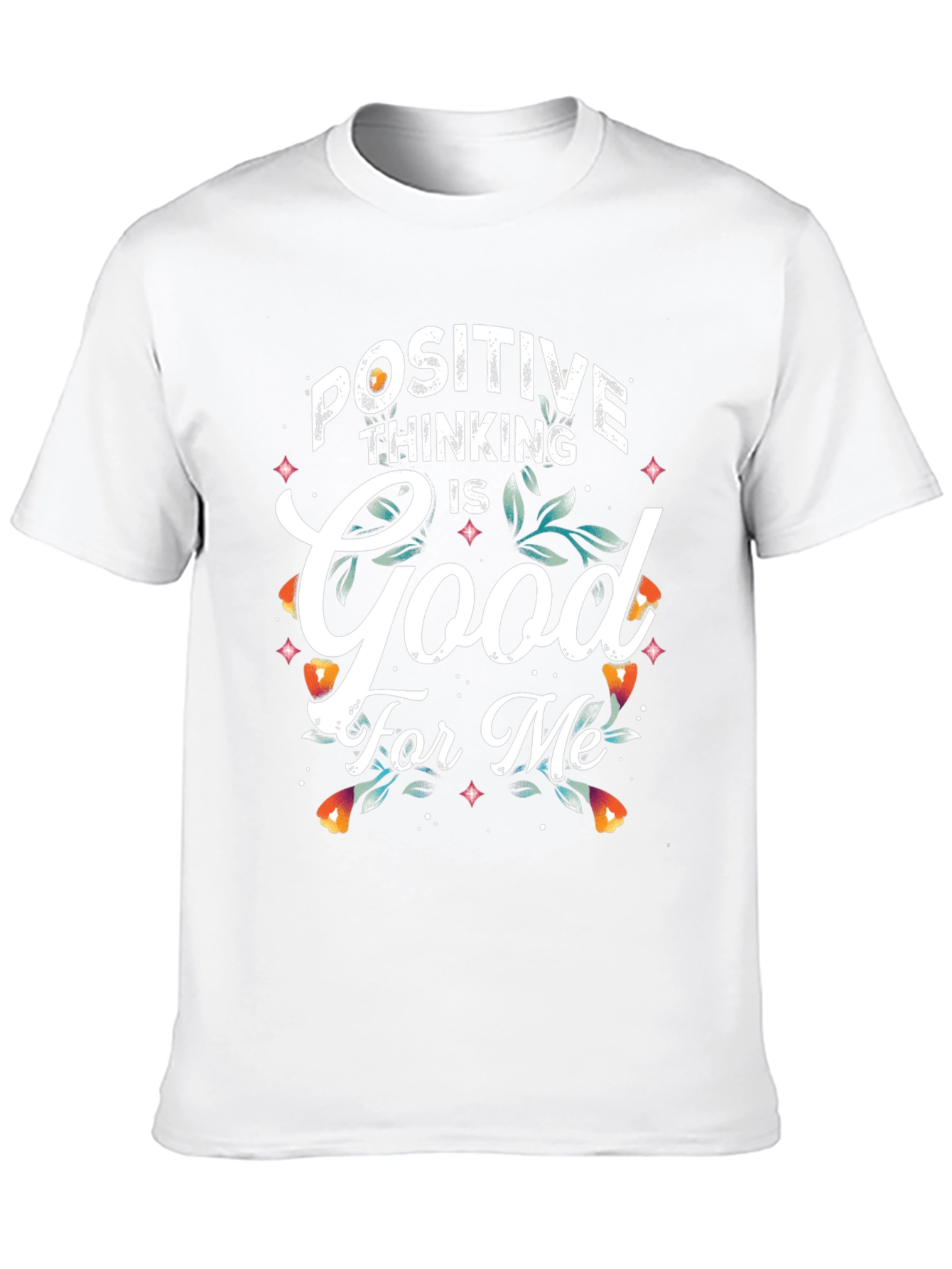 Positive Thinking Graphic Tee - Black