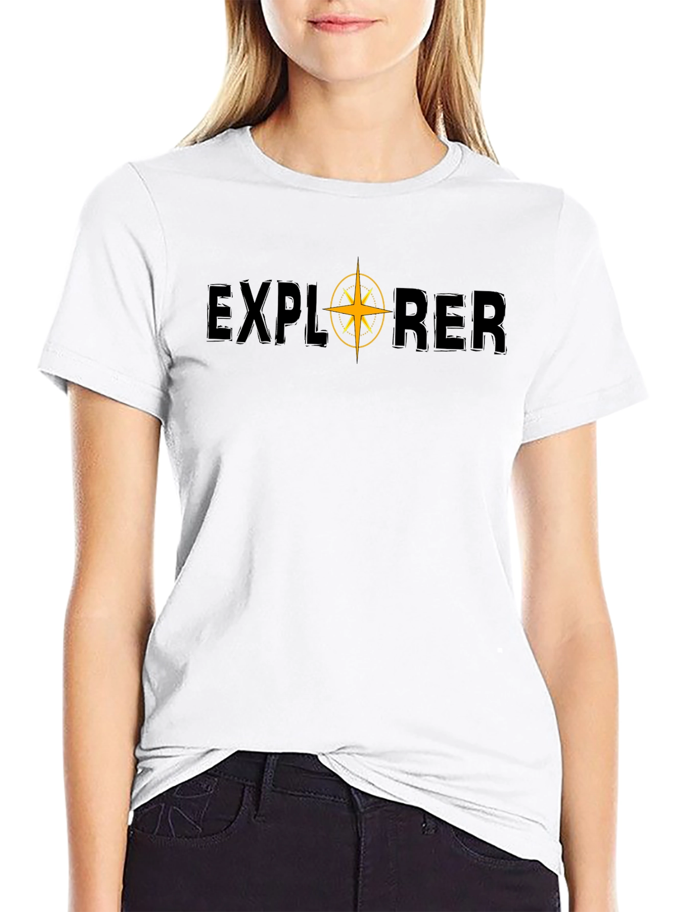 Explorer Compass Graphic Tee - Adventure Awaits!