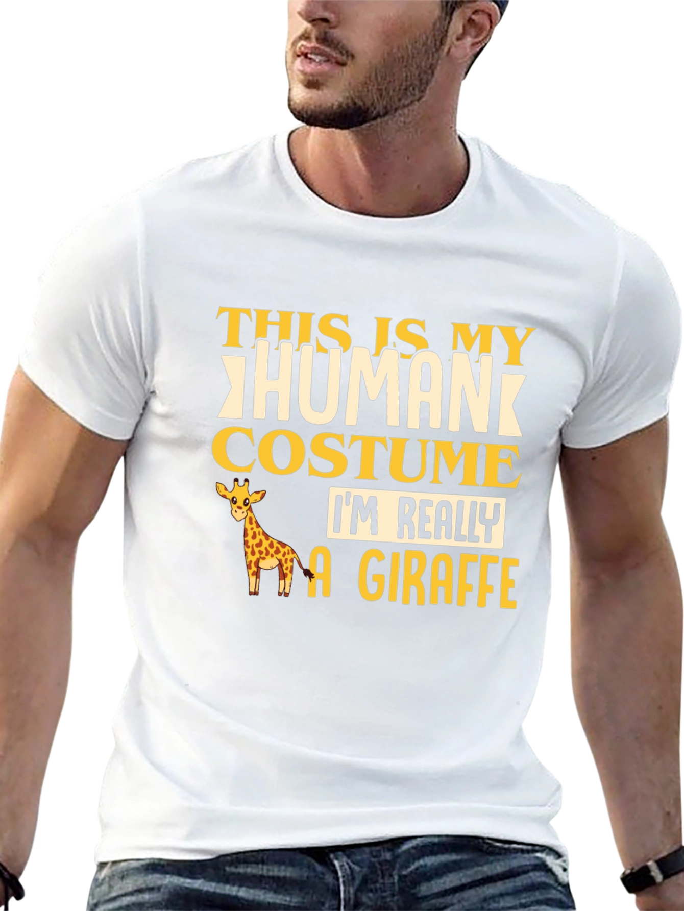 Human Costume Giraffe T-Shirt