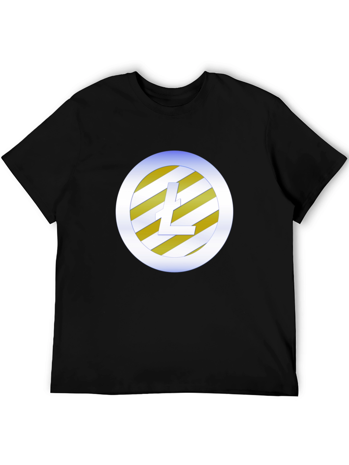 Litecoin Logo Black T-Shirt