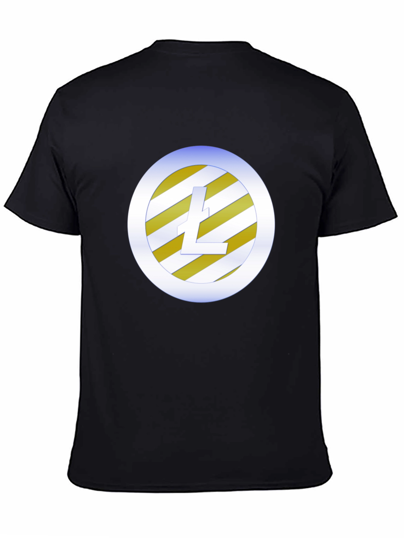 Litecoin Logo Black T-Shirt