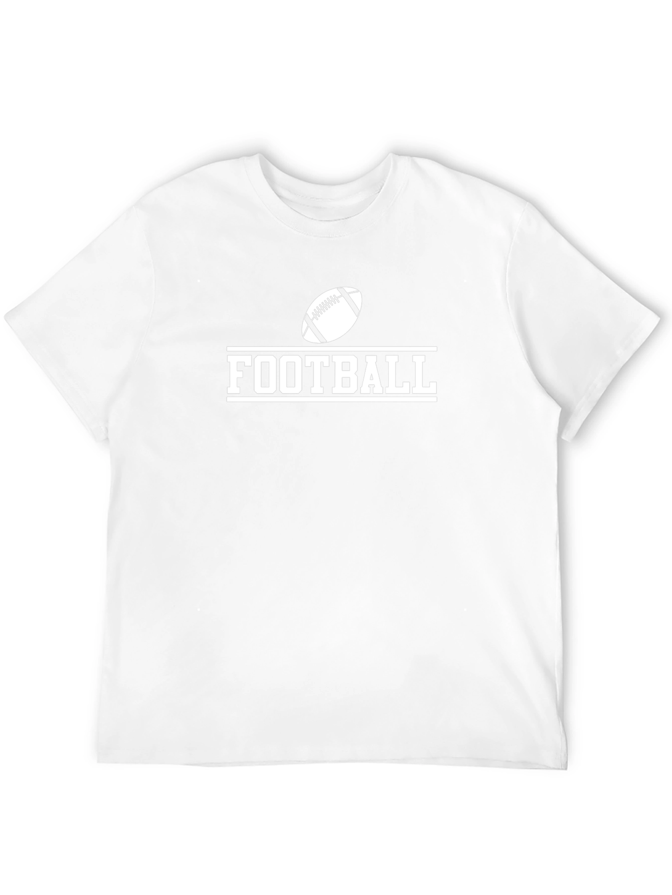 Football Graphic Tee - Classic Black T-Shirt