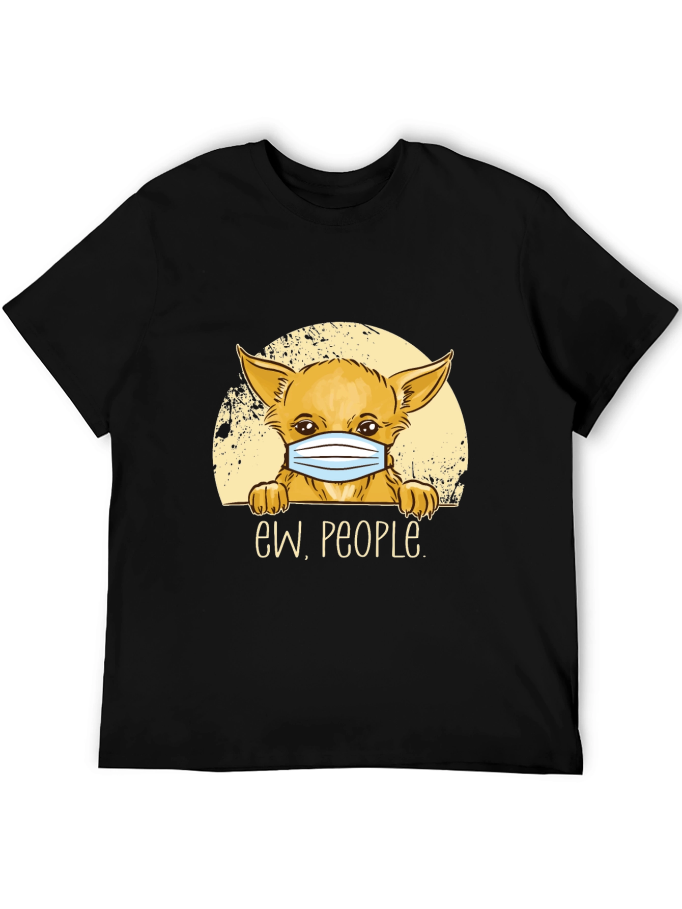 Ew People Dog Graphic Tee - Black