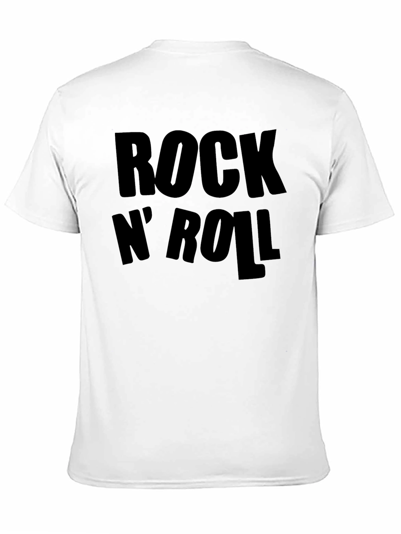 Rock N Roll Black Graphic T-Shirt