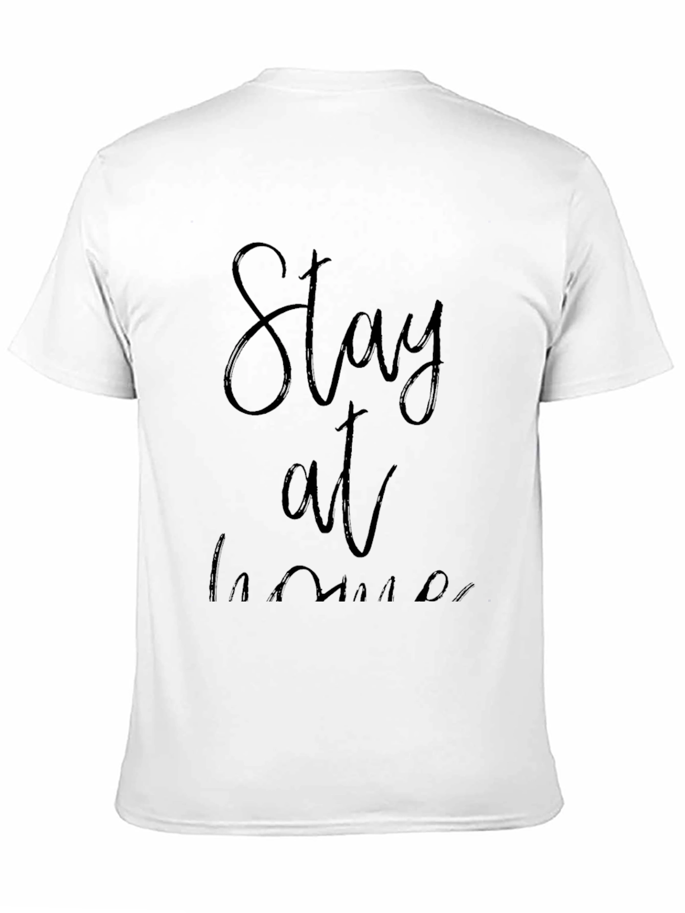 Stay at Home Black T-Shirt