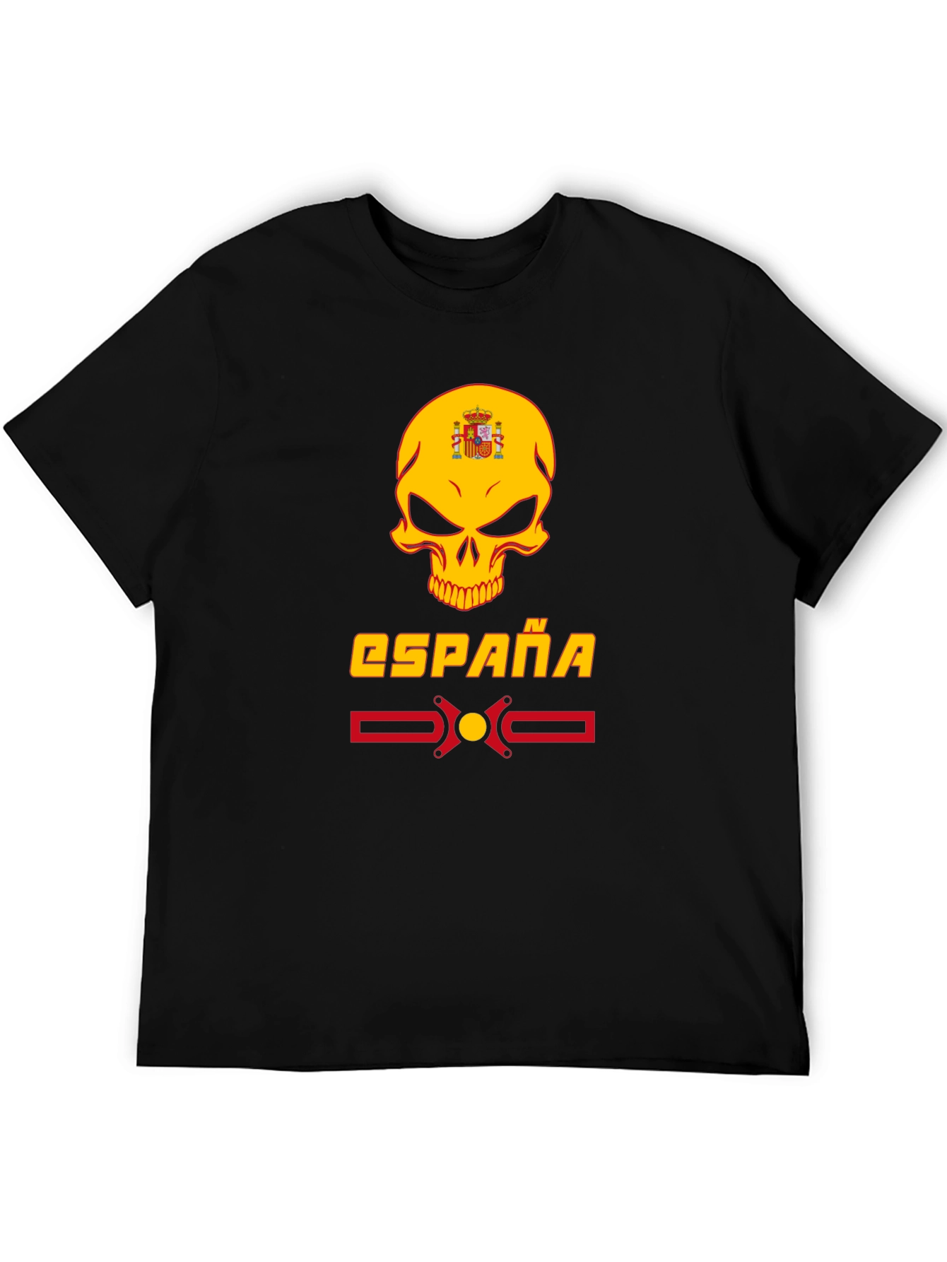 España Skull Graphic Tee - Spanish Pride T-Shirt