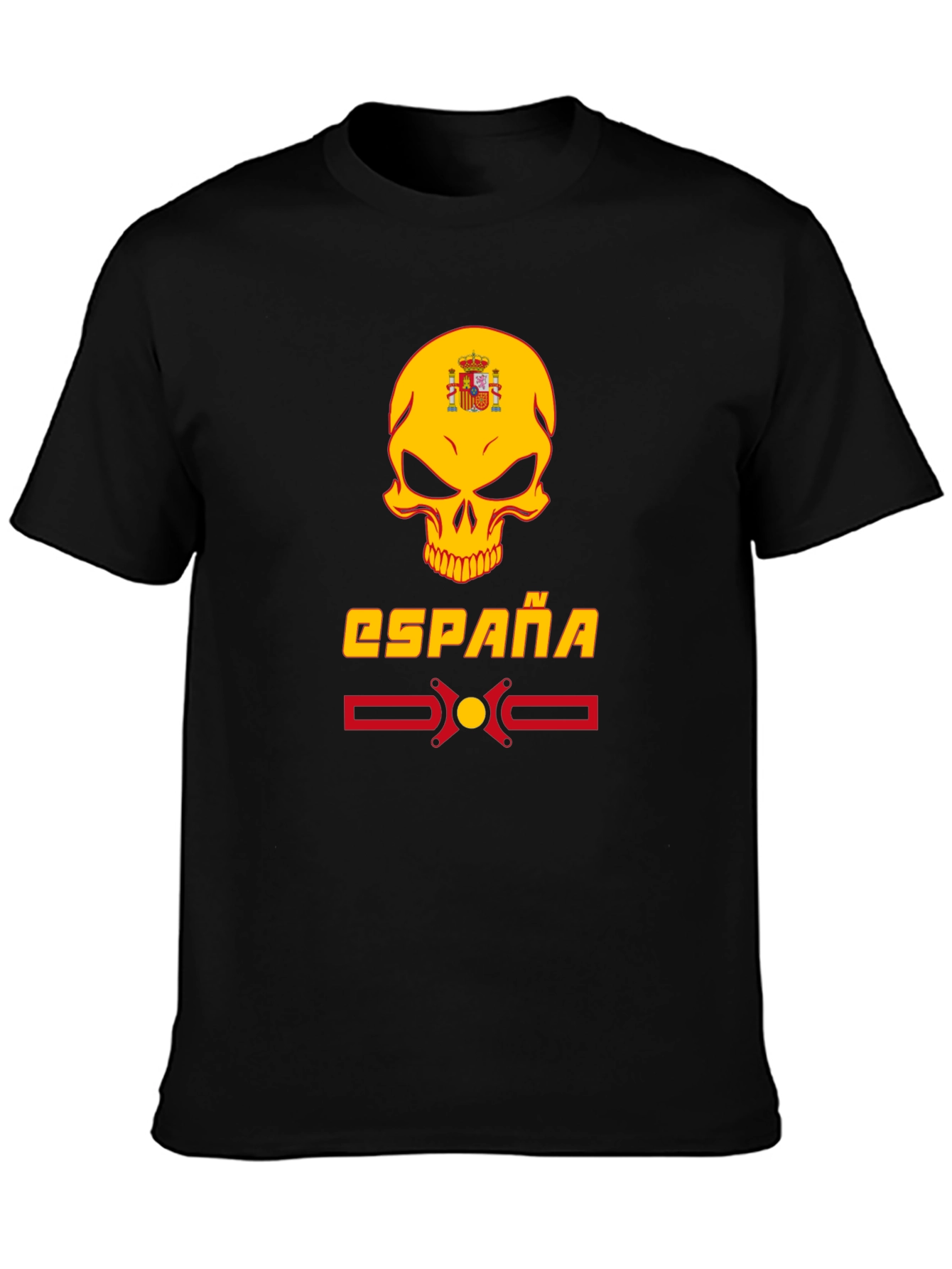 España Skull Graphic Tee - Spanish Pride T-Shirt