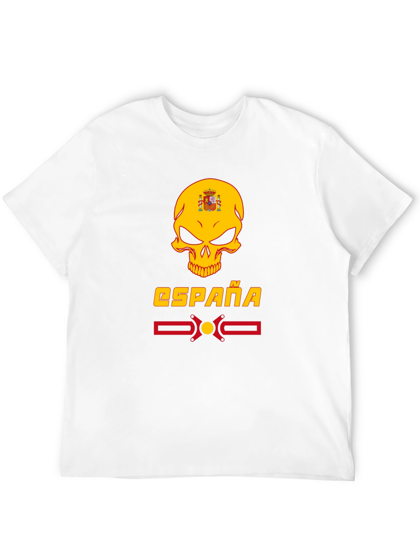 España Skull Graphic Tee - Spanish Pride T-Shirt