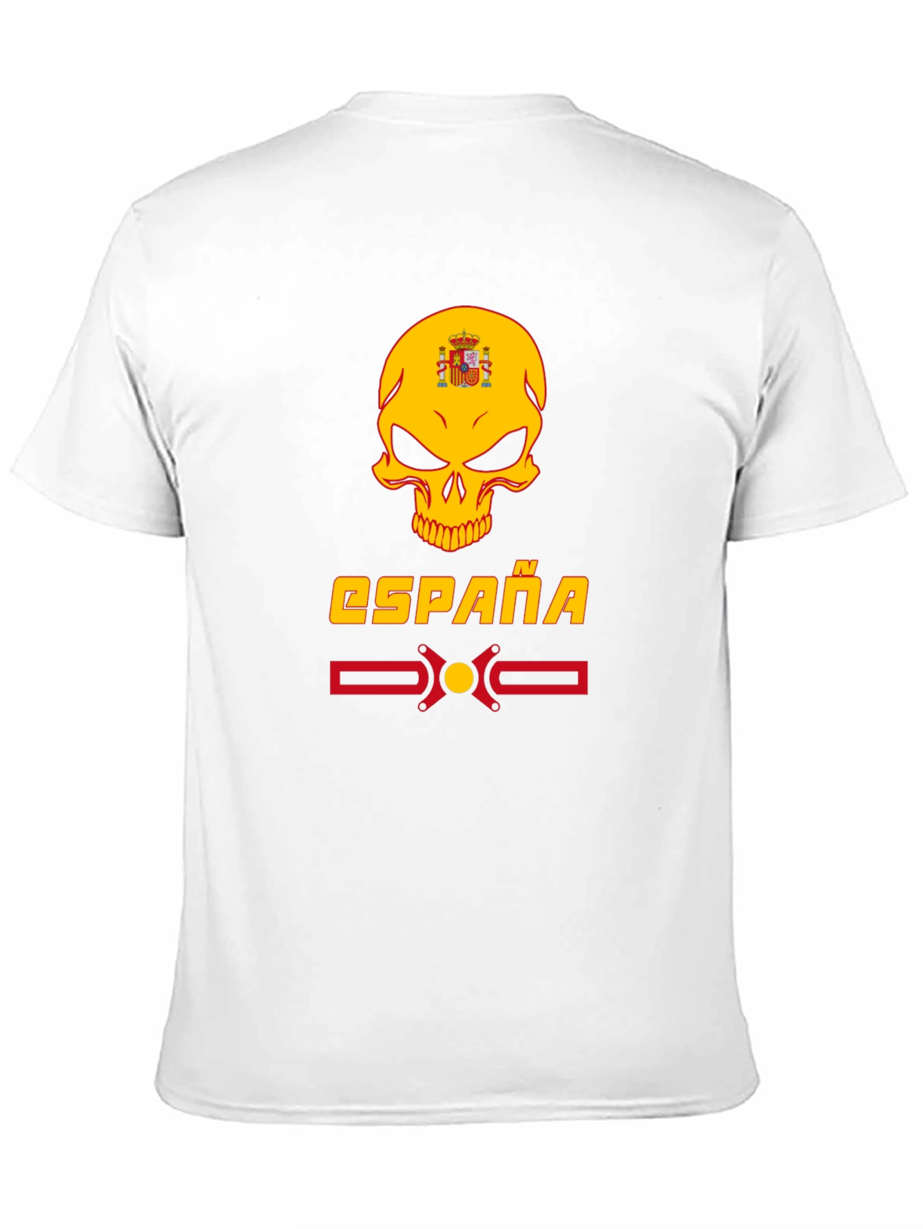 España Skull Graphic Tee - Spanish Pride T-Shirt
