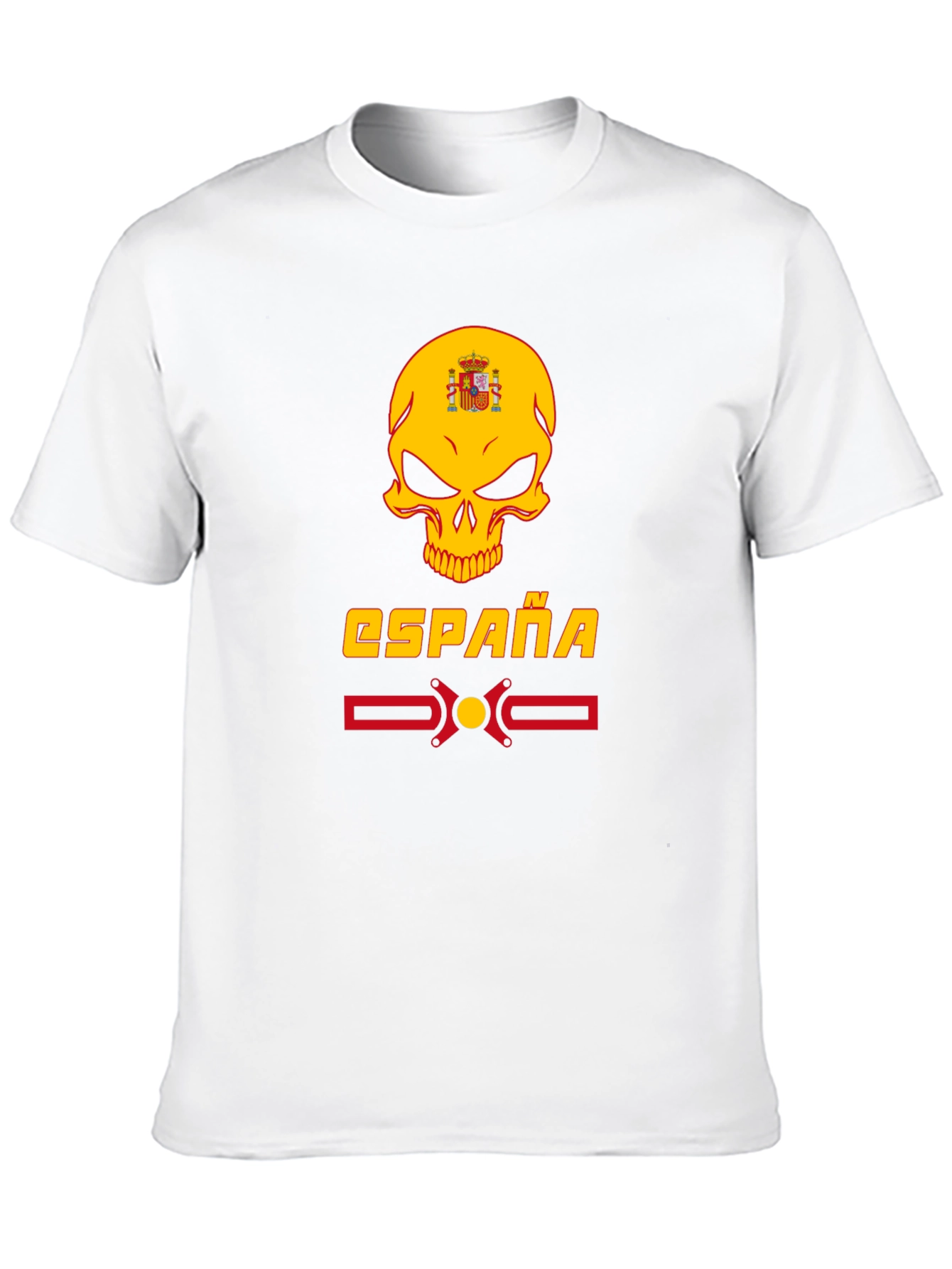 España Skull Graphic Tee - Spanish Pride T-Shirt