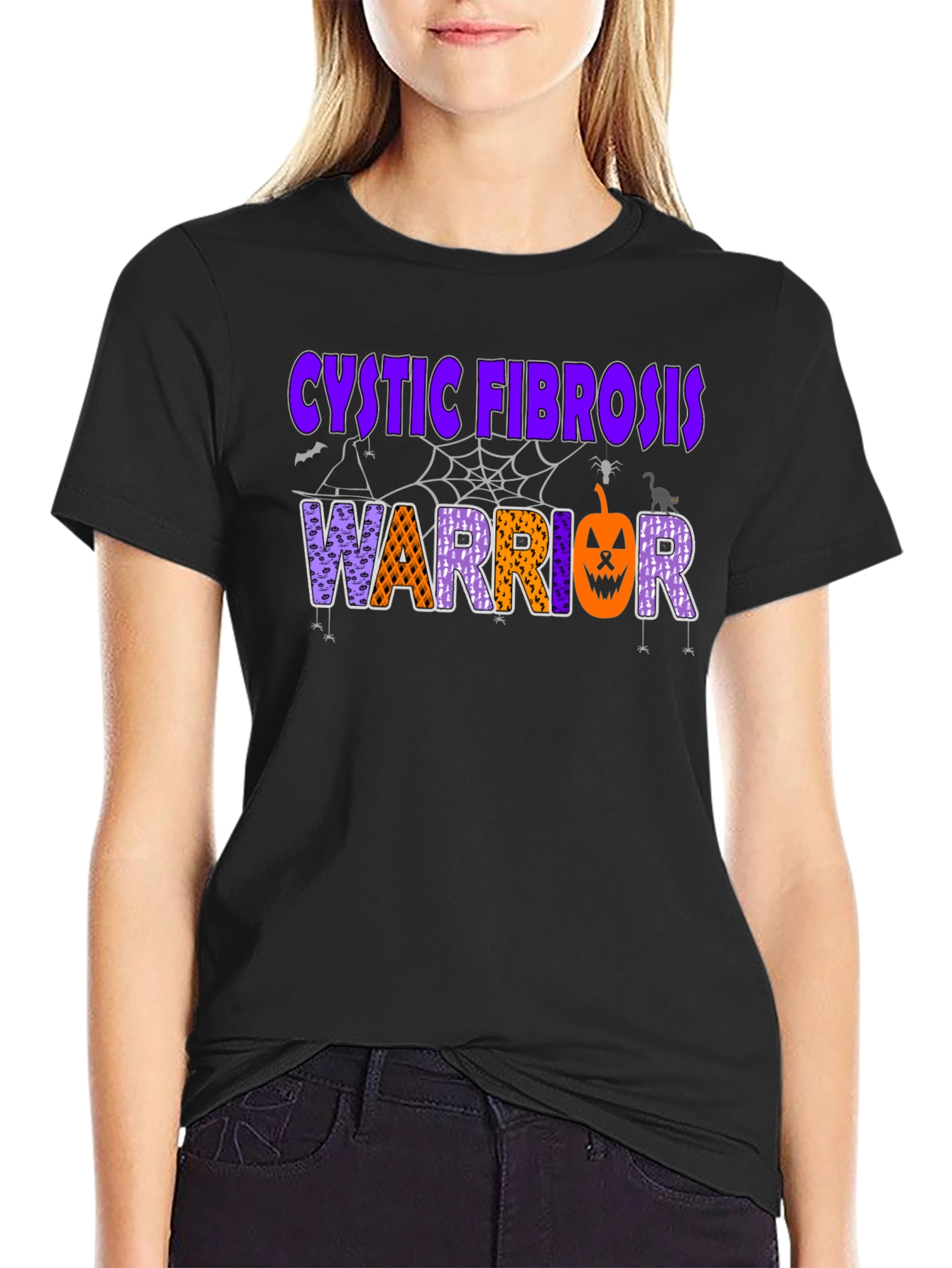 Cystic Fibrosis Warrior Halloween T-Shirt