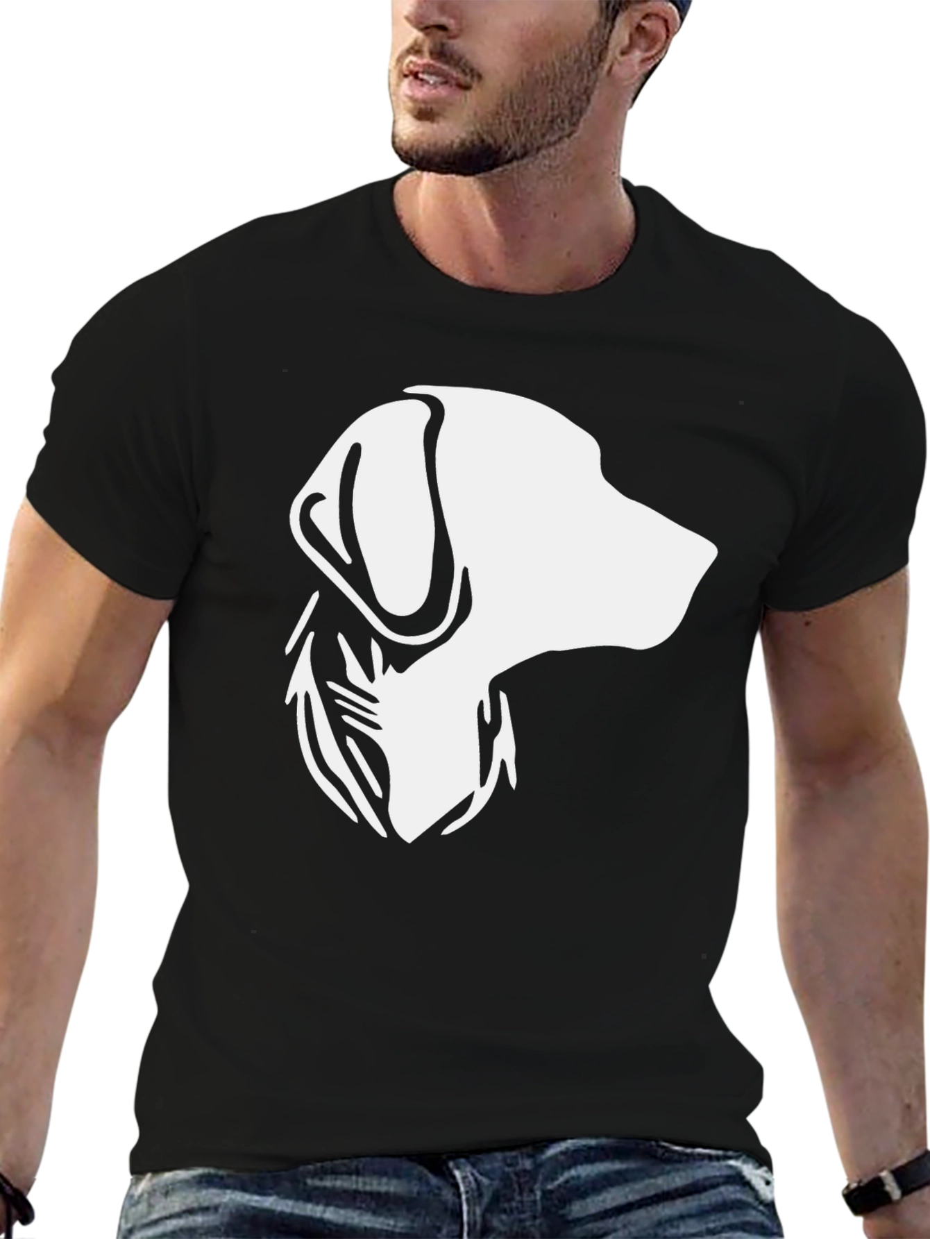 Dog Breed Silhouette Graphic T-Shirt