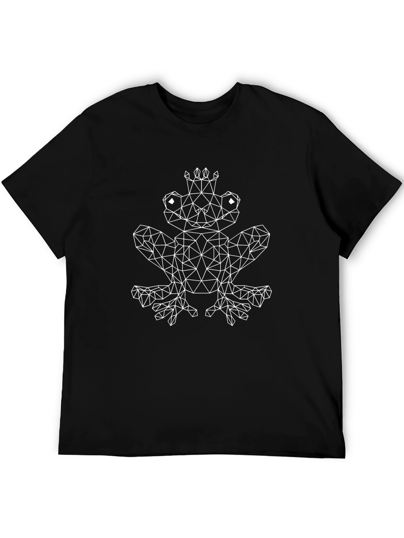 Geometric Frog Tee - Modern Art Design