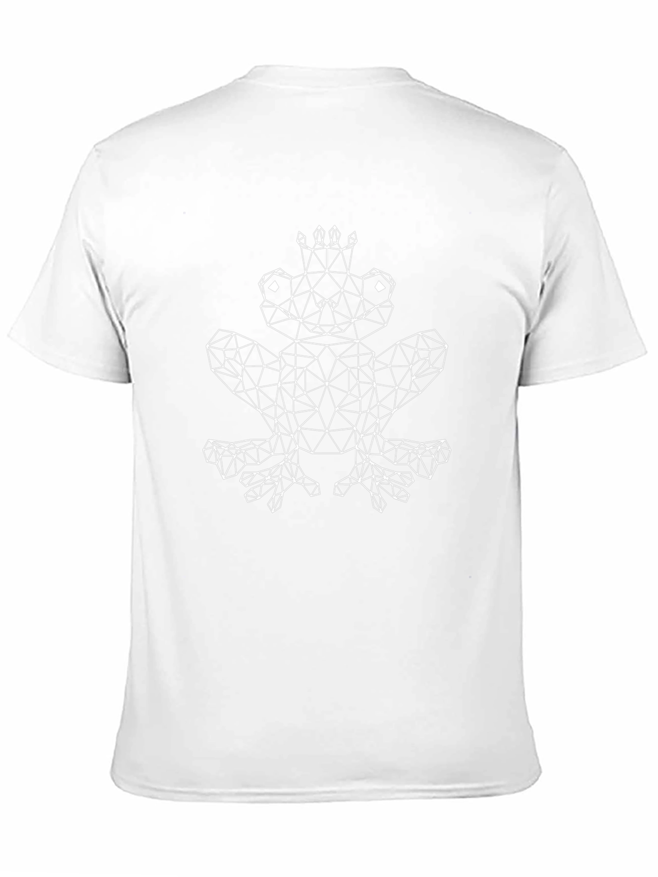 Geometric Frog Tee - Modern Art Design