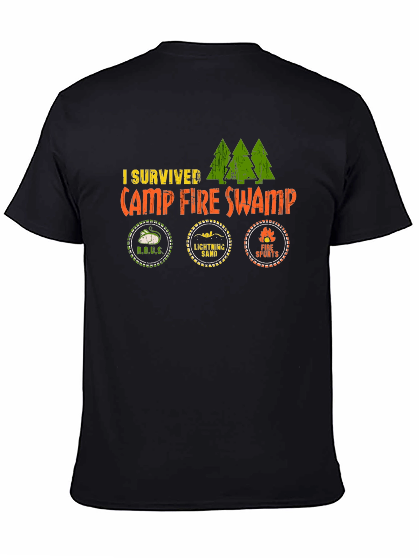 I Survived Camp Fire Swamp Graphic Tee