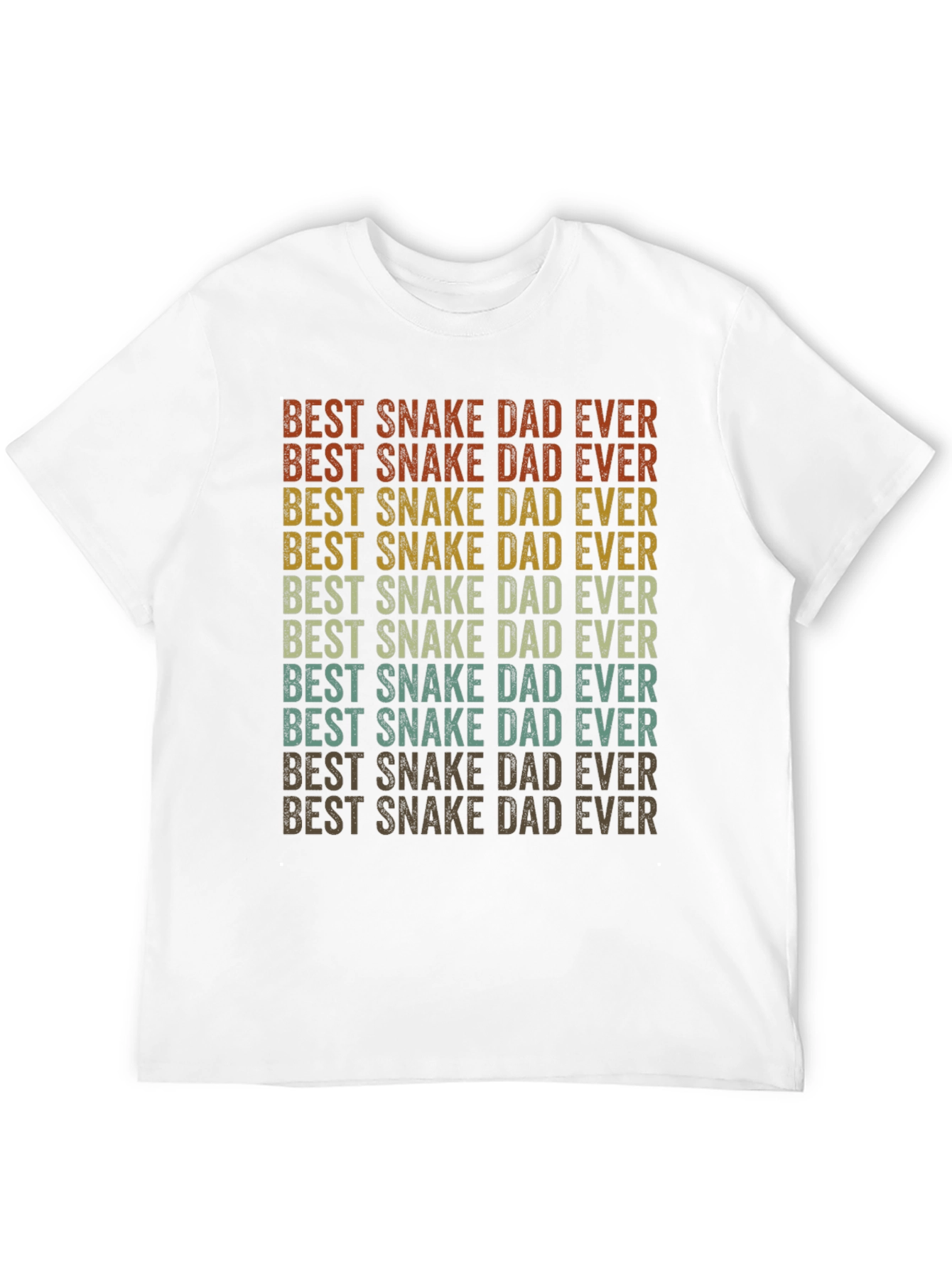 Best Snake Dad Ever Retro T-Shirt