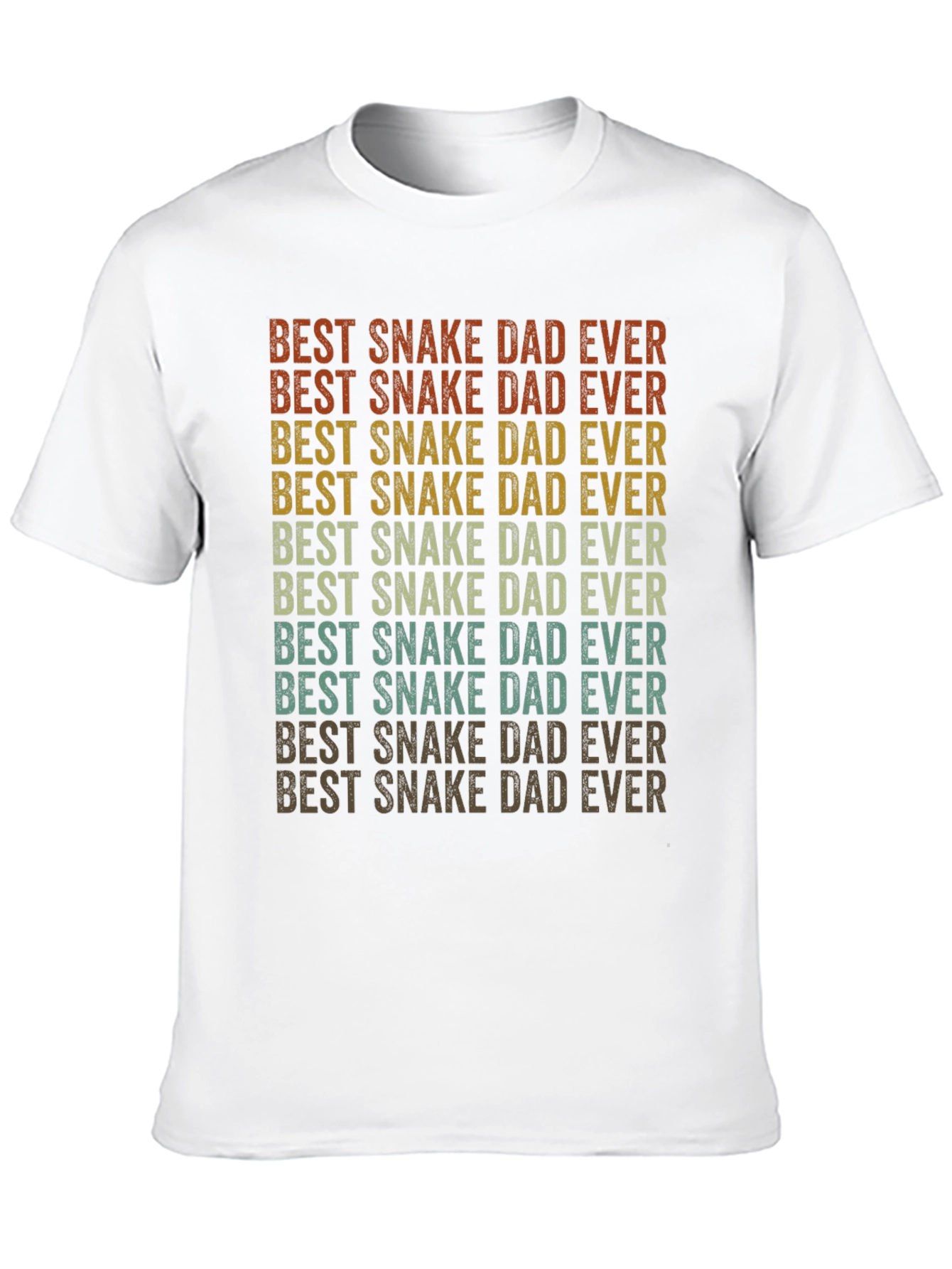 Best Snake Dad Ever Retro T-Shirt