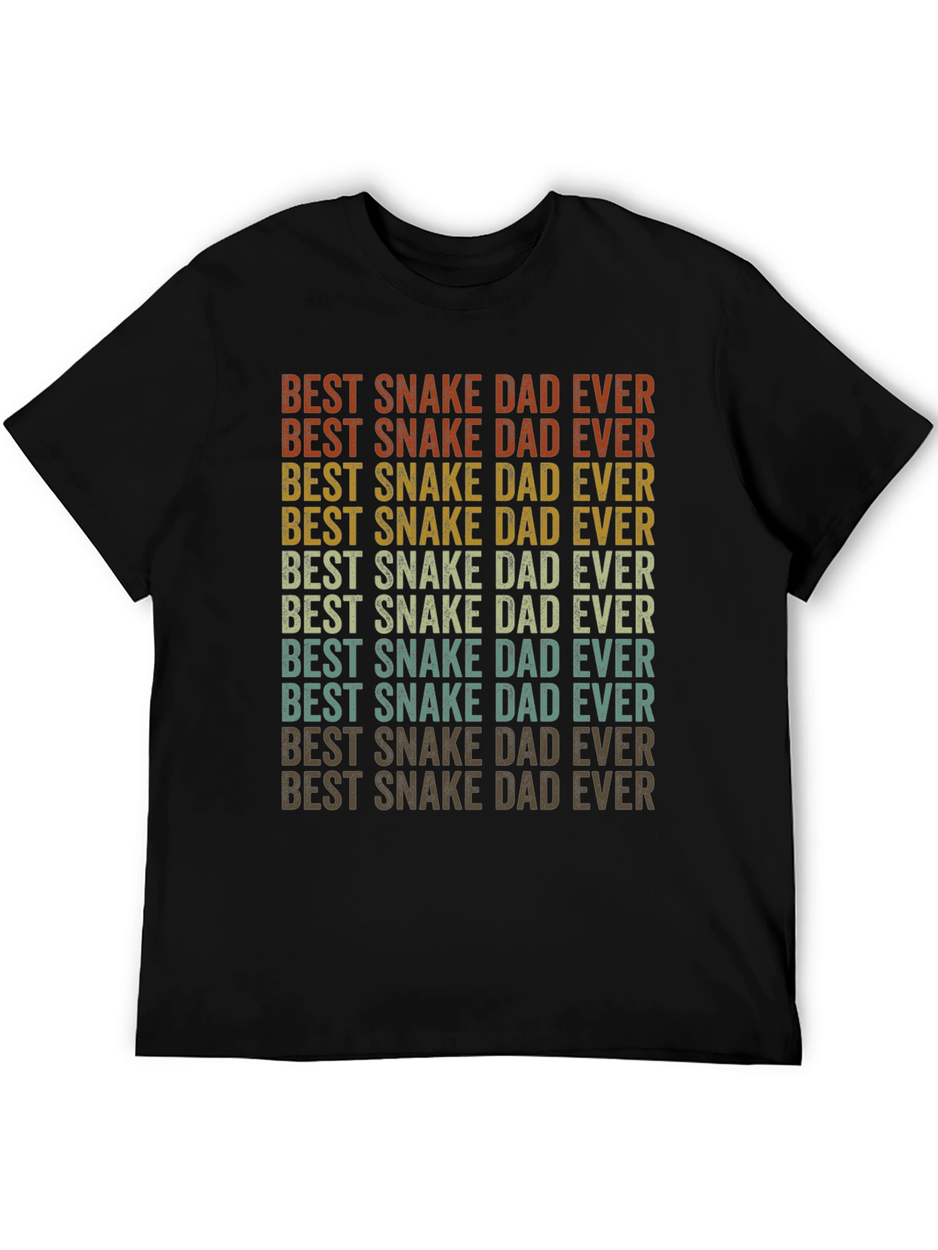 Best Snake Dad Ever Retro T-Shirt