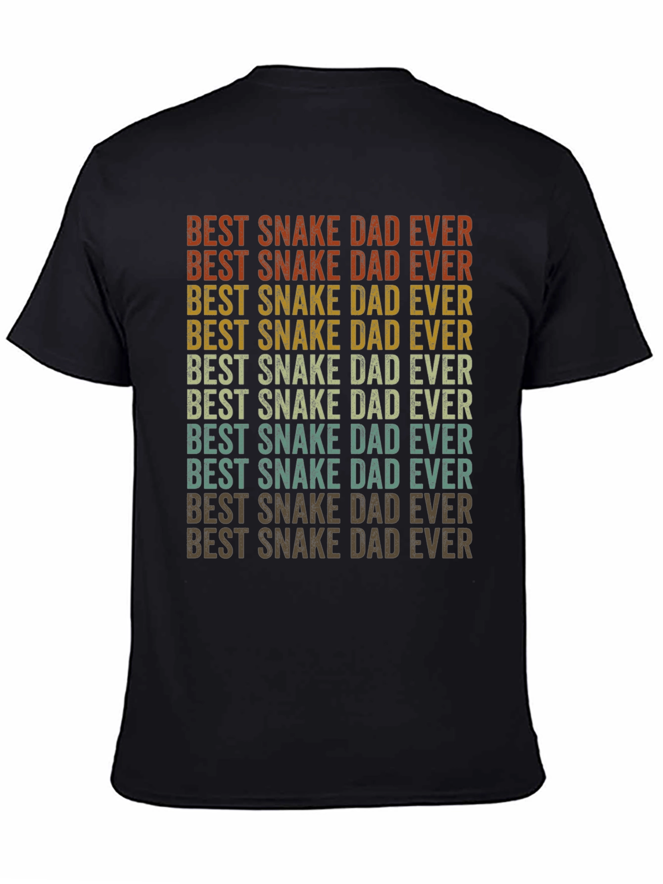 Best Snake Dad Ever Retro T-Shirt