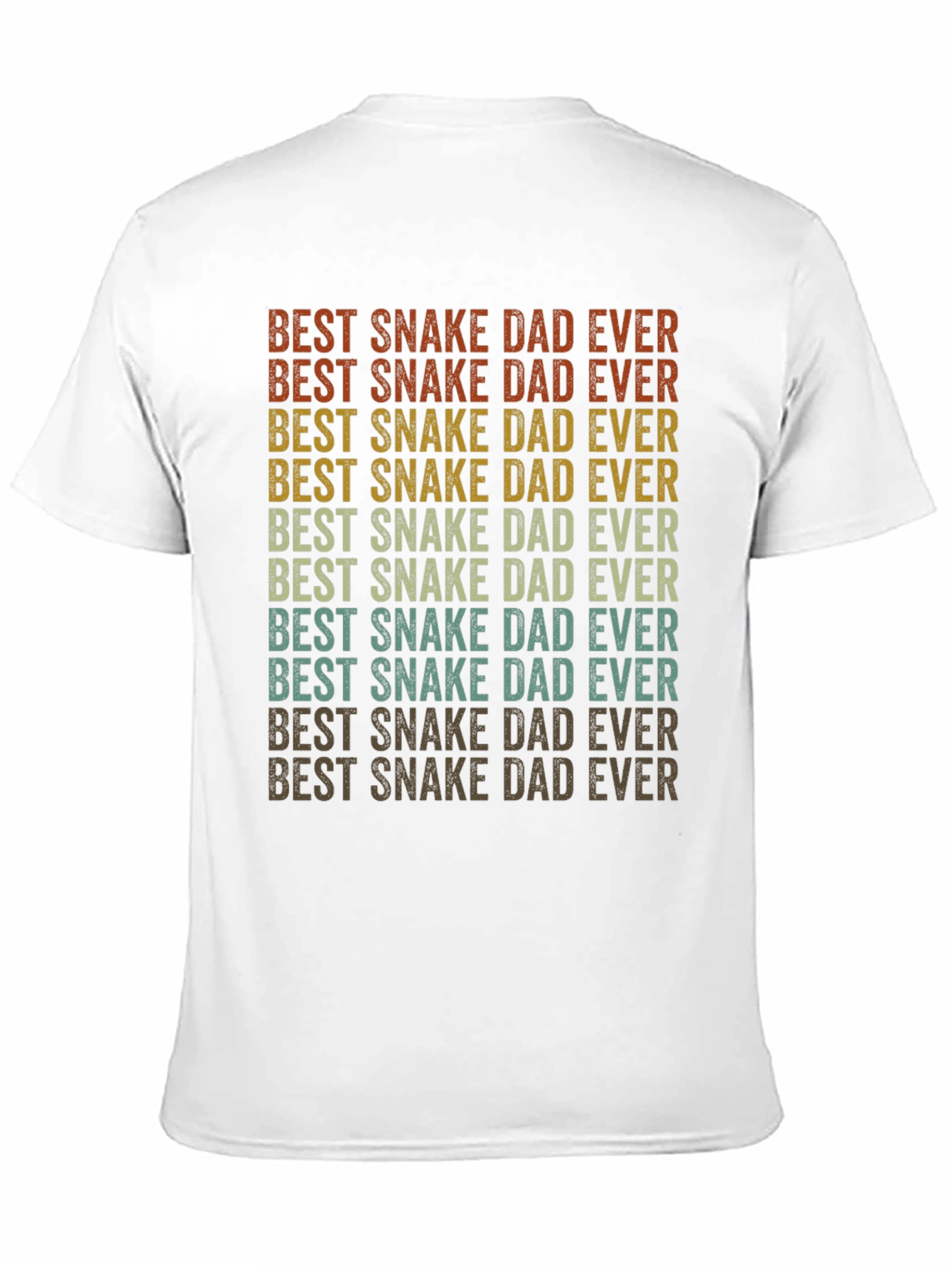 Best Snake Dad Ever Retro T-Shirt