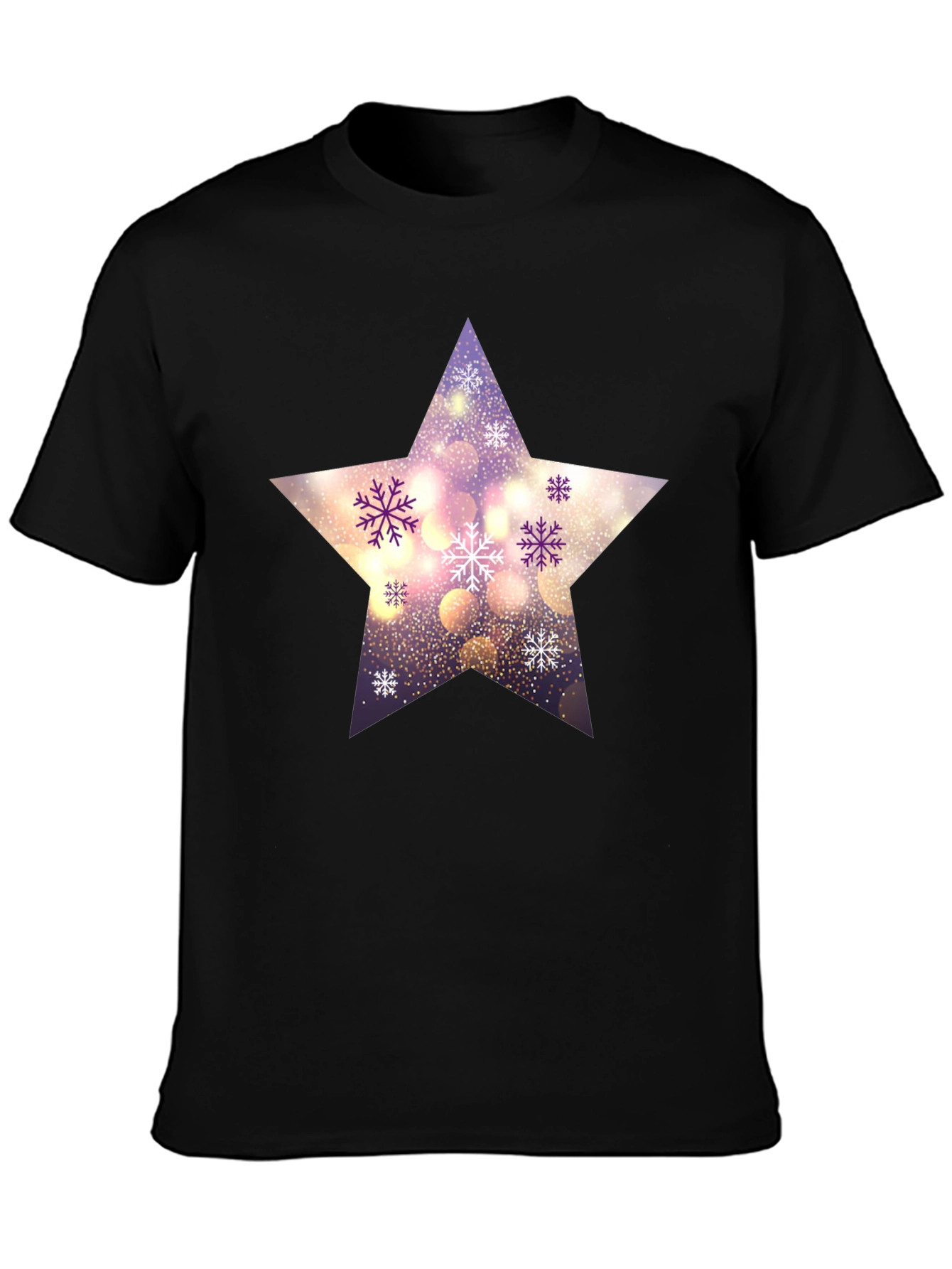 Festive Star Snowflake Graphic Tee