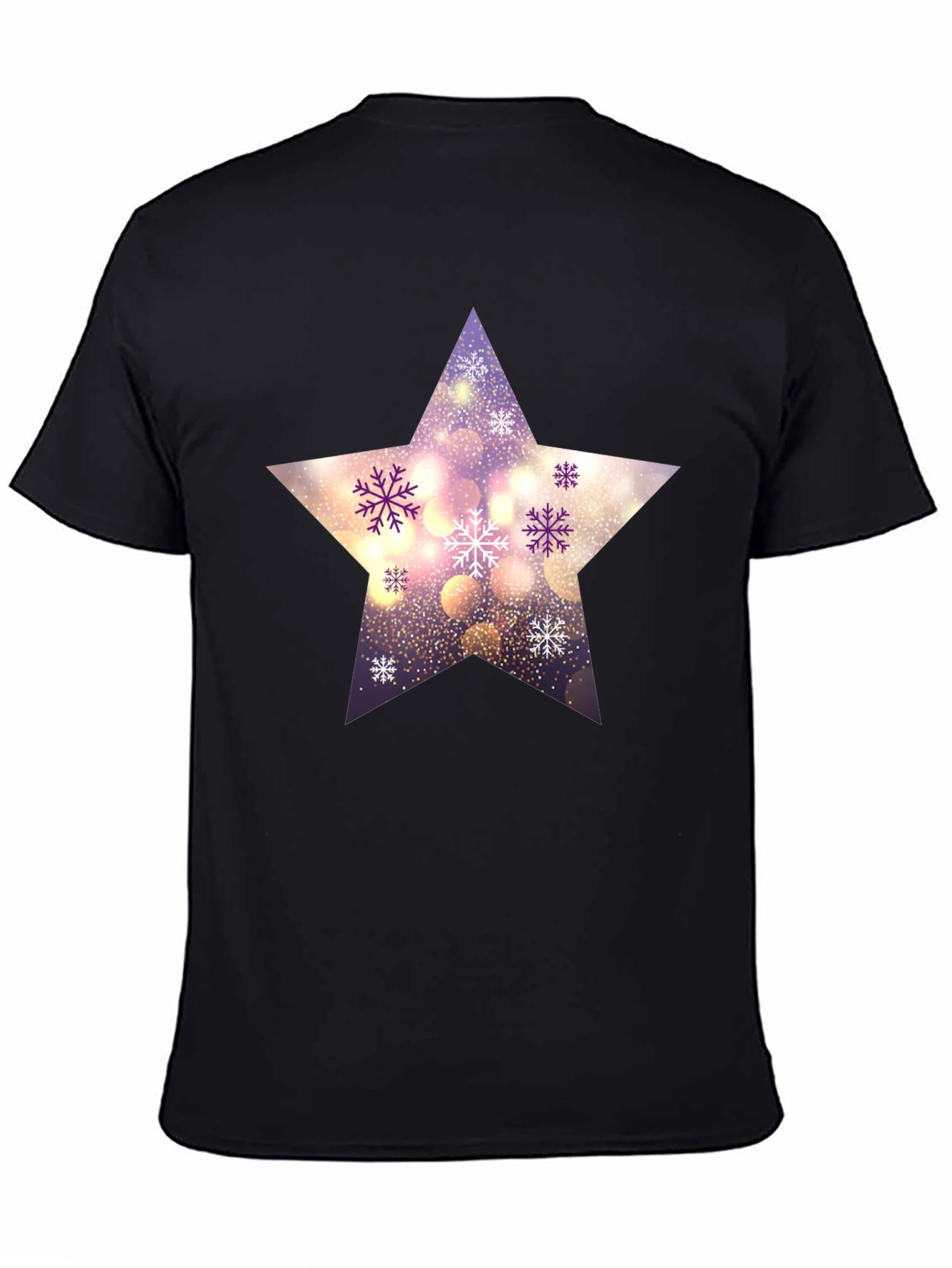 Festive Star Snowflake Graphic Tee