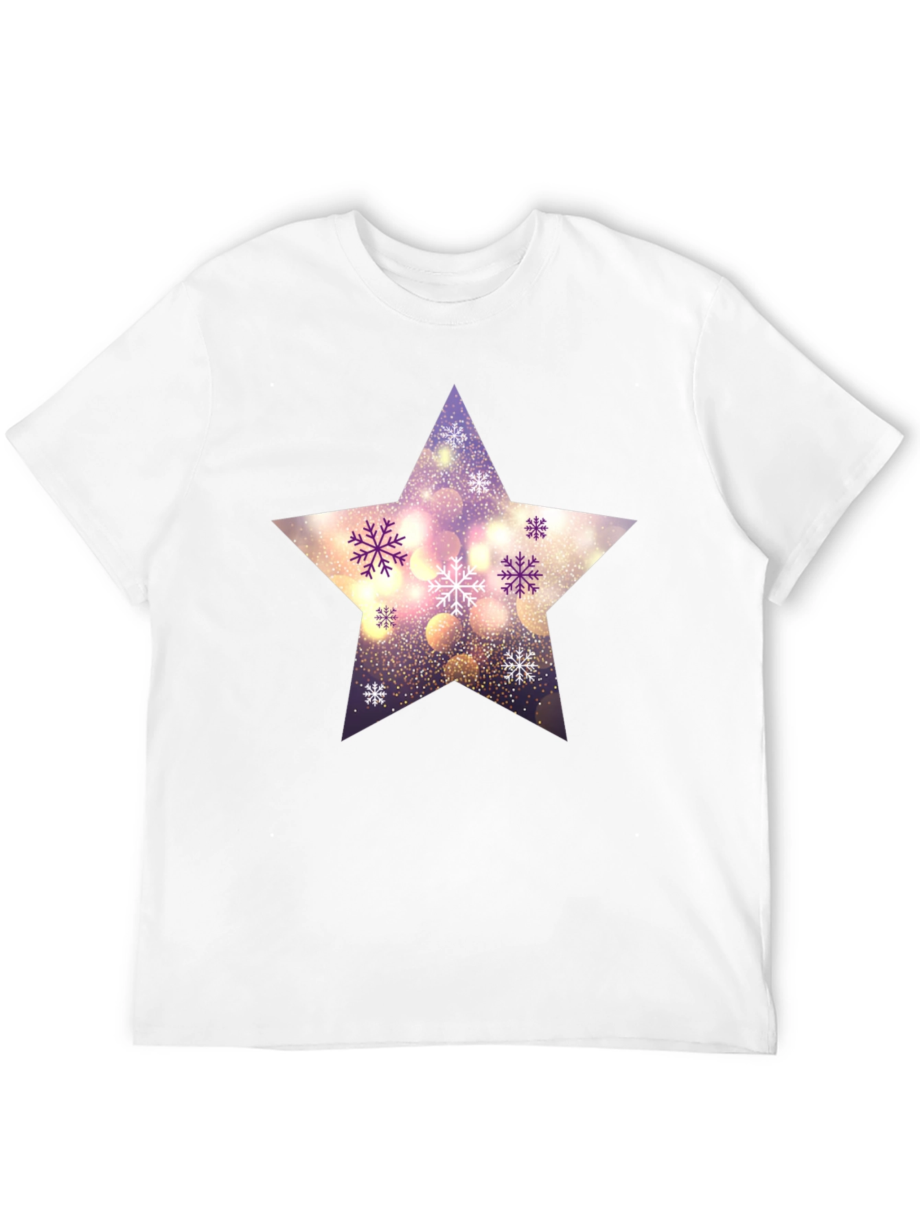 Festive Star Snowflake Graphic Tee