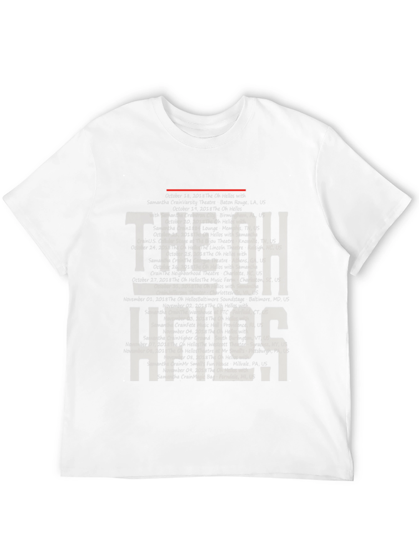 Oh Hellos Tour Dates Graphic T-Shirt